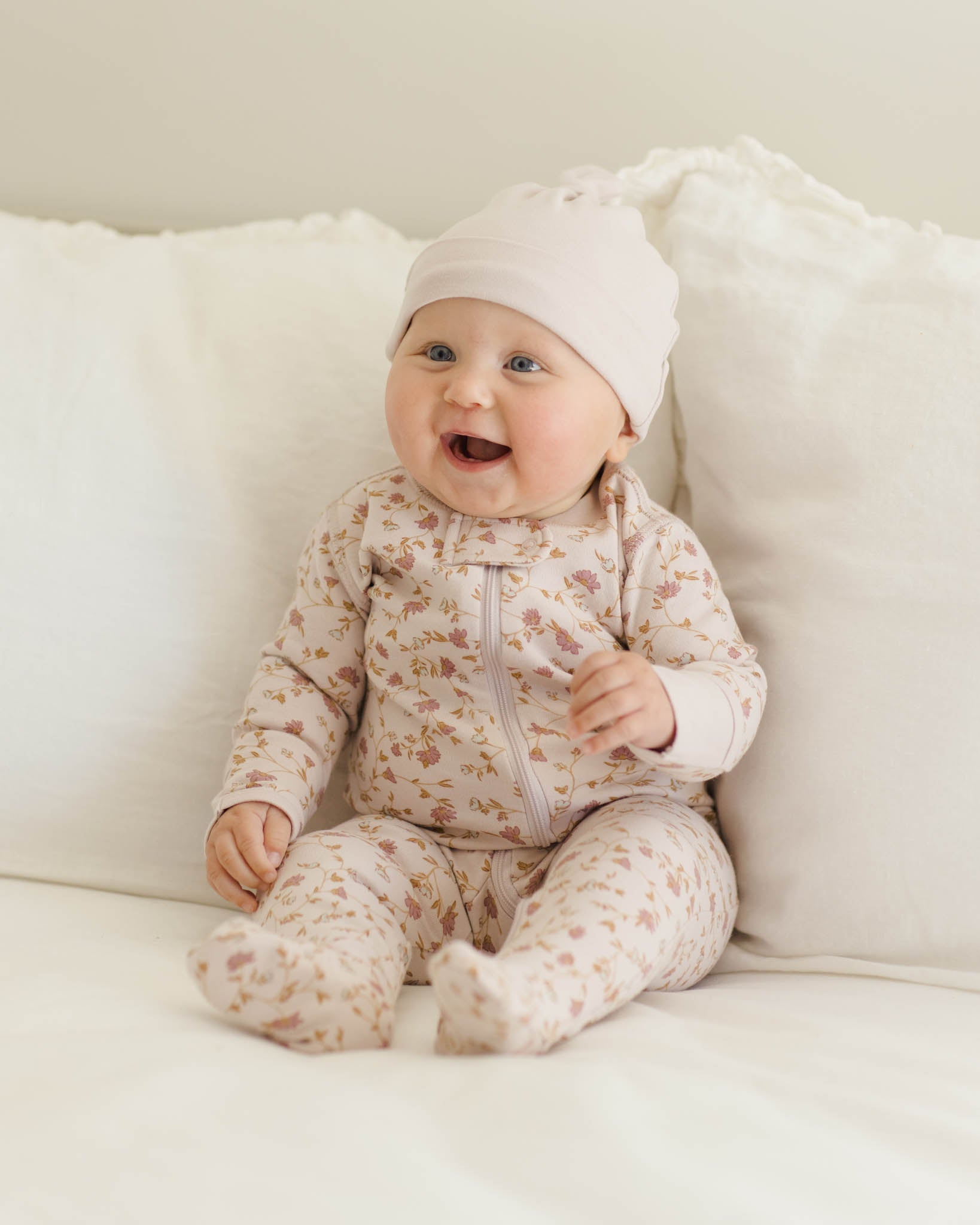 Zip Long Sleeve Sleeper Footie || Garden