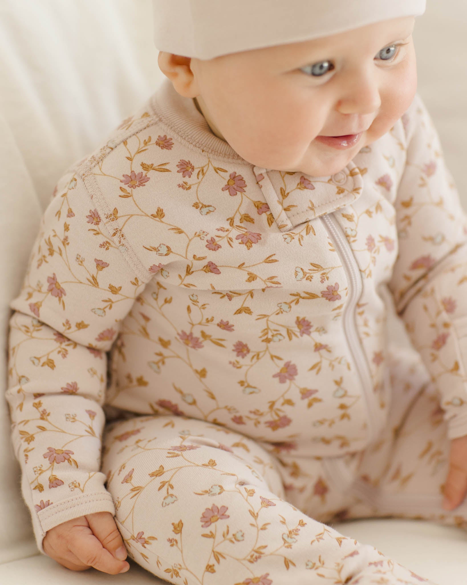 Zip Long Sleeve Sleeper Footie || Garden