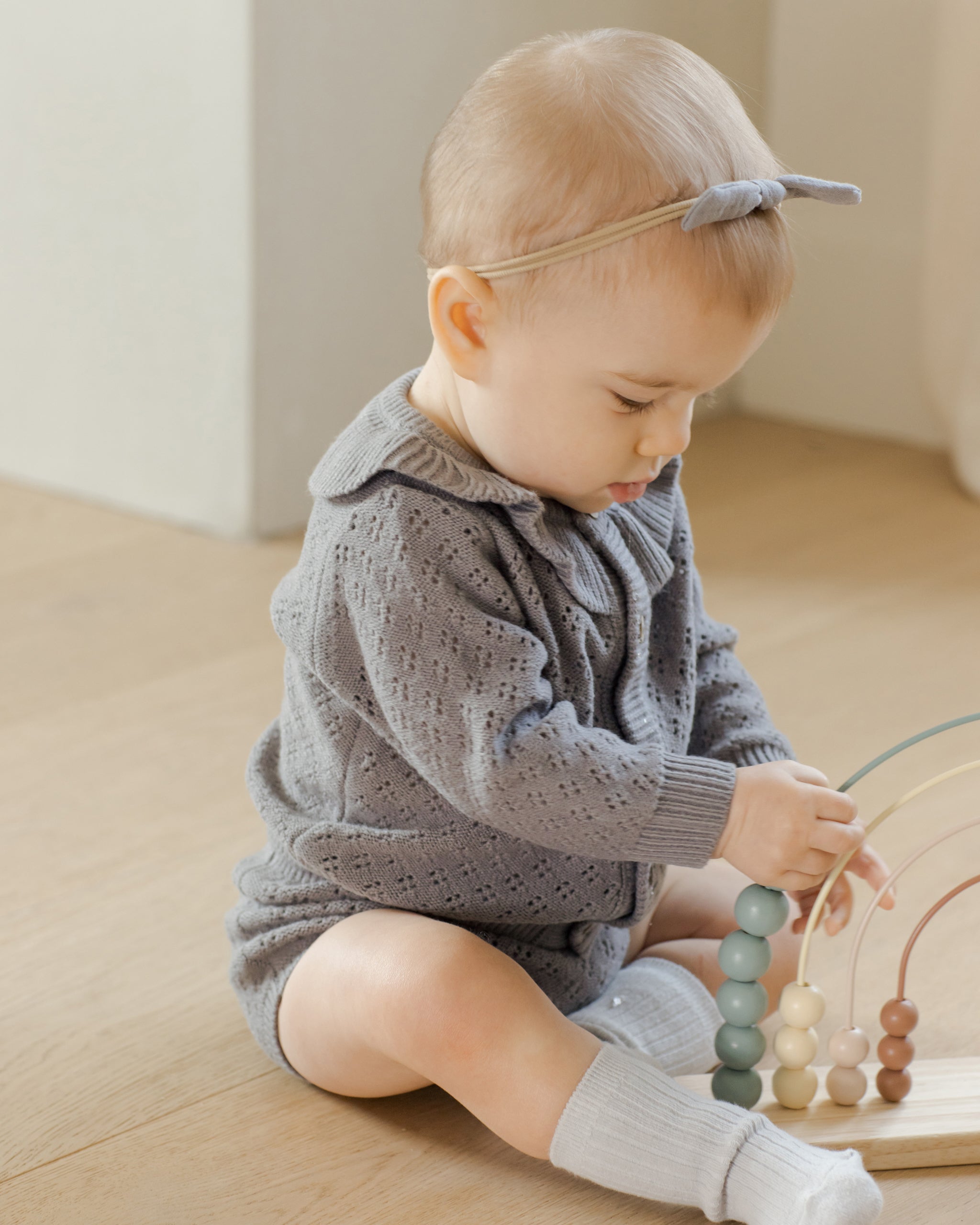 Knit Bloomer || Lagoon - Rylee + Cru | Kids Clothes | Trendy Baby Clothes | Modern Infant Outfits |