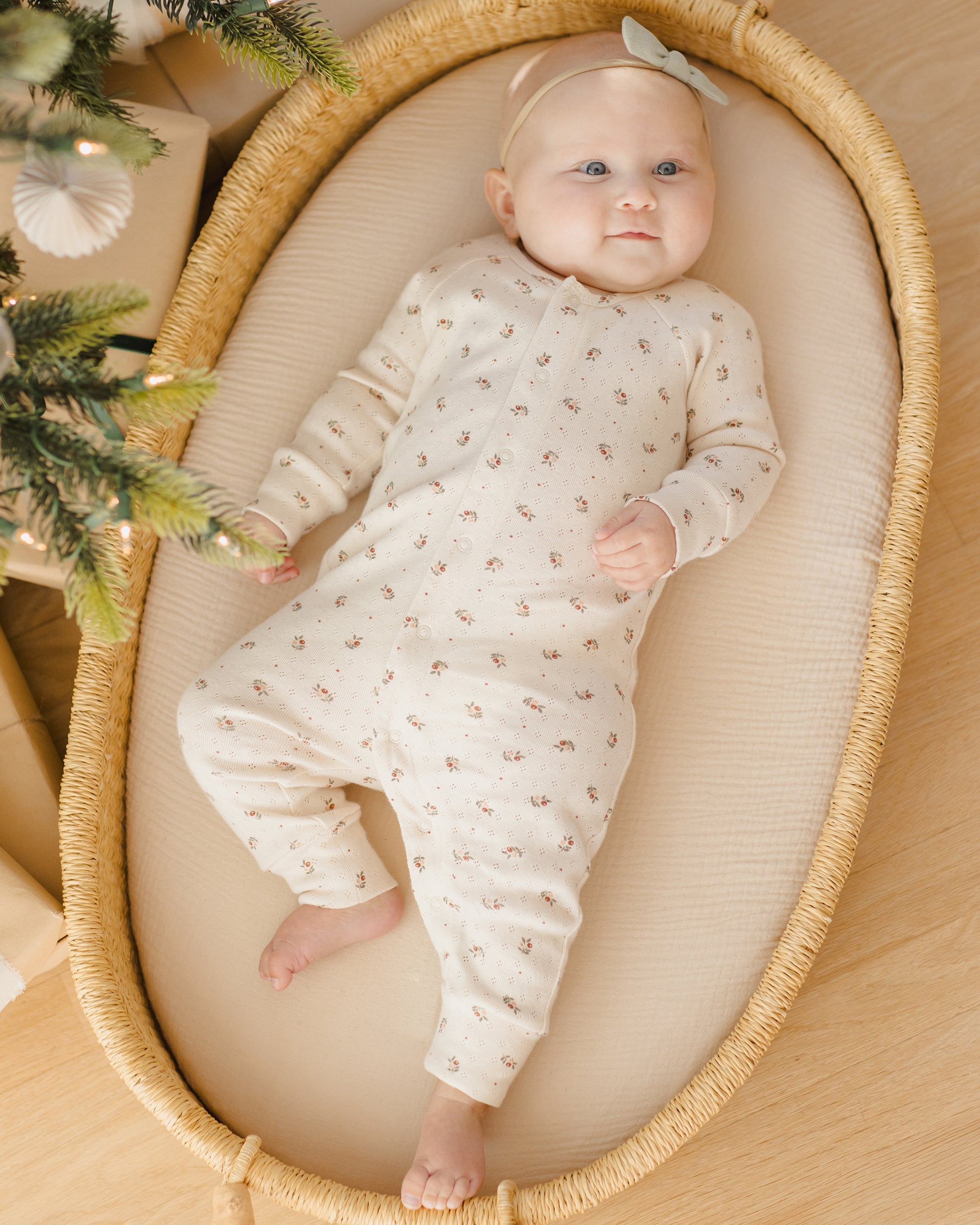 Pointelle Long John || Holly Berry