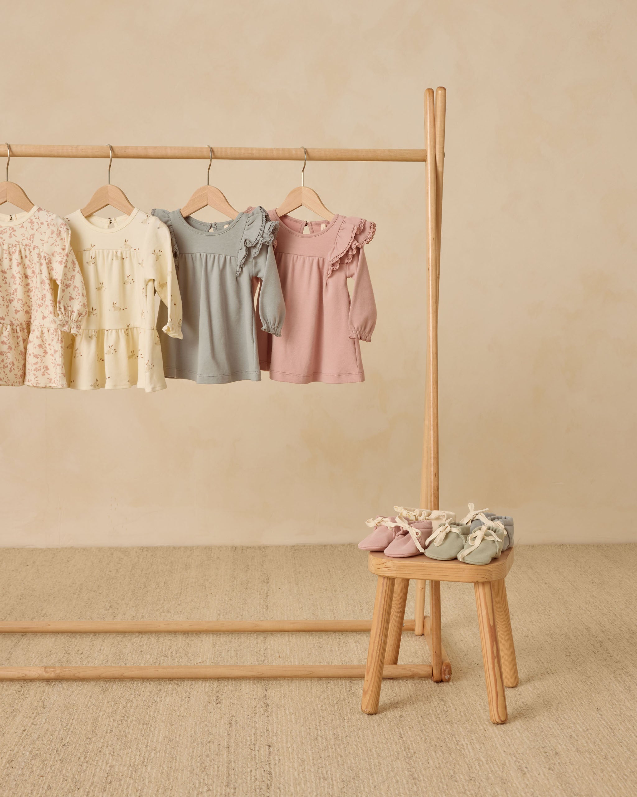 Baby Booties || Rose