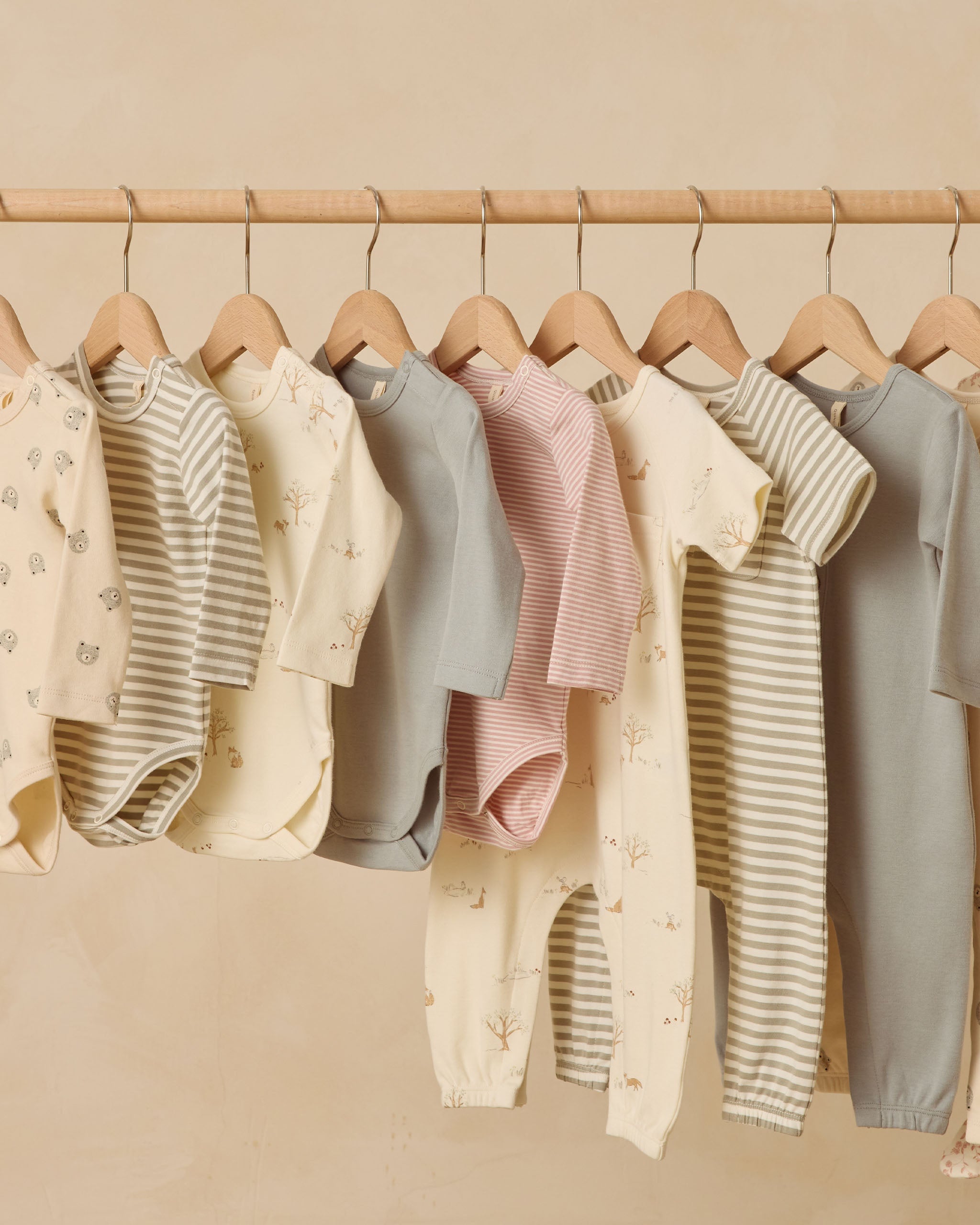 Short Sleeve Jumpsuit || Fern Stripe