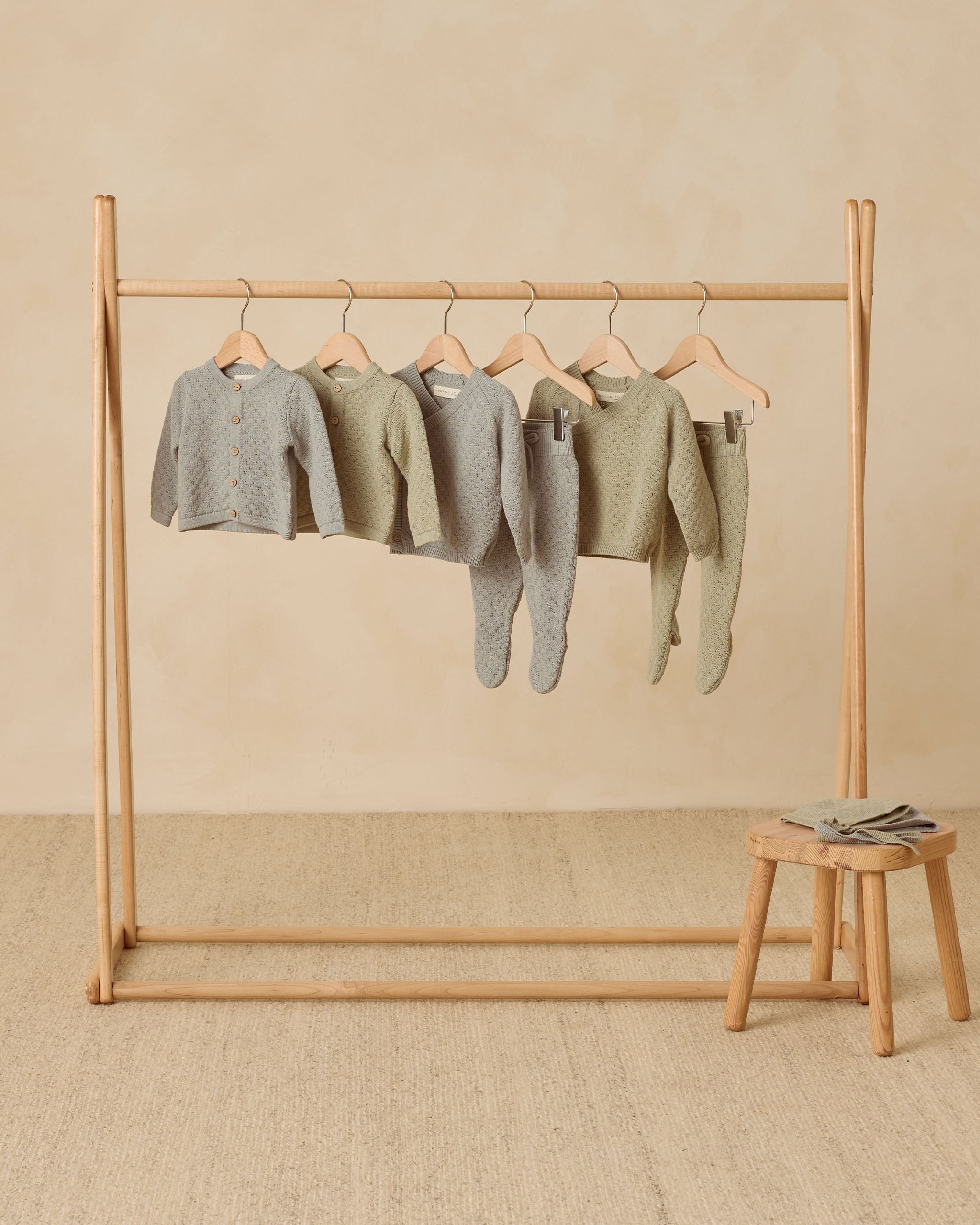 Knit Wrap Top + Pant Set || Fern