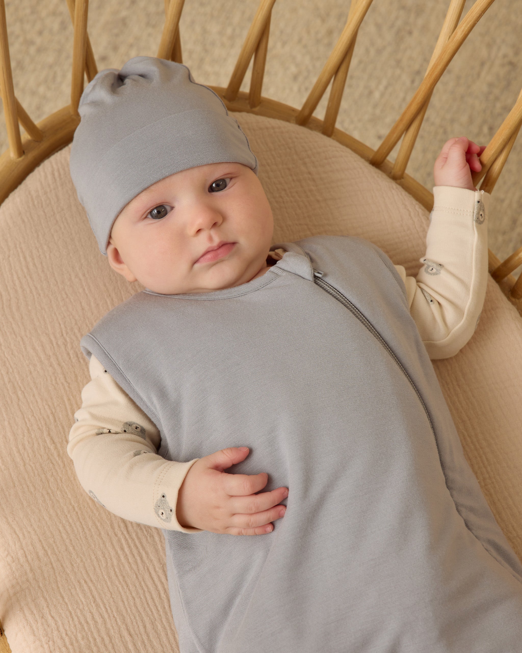 Jersey Bodysuit, 2 Pack || Bears, Steel Blue