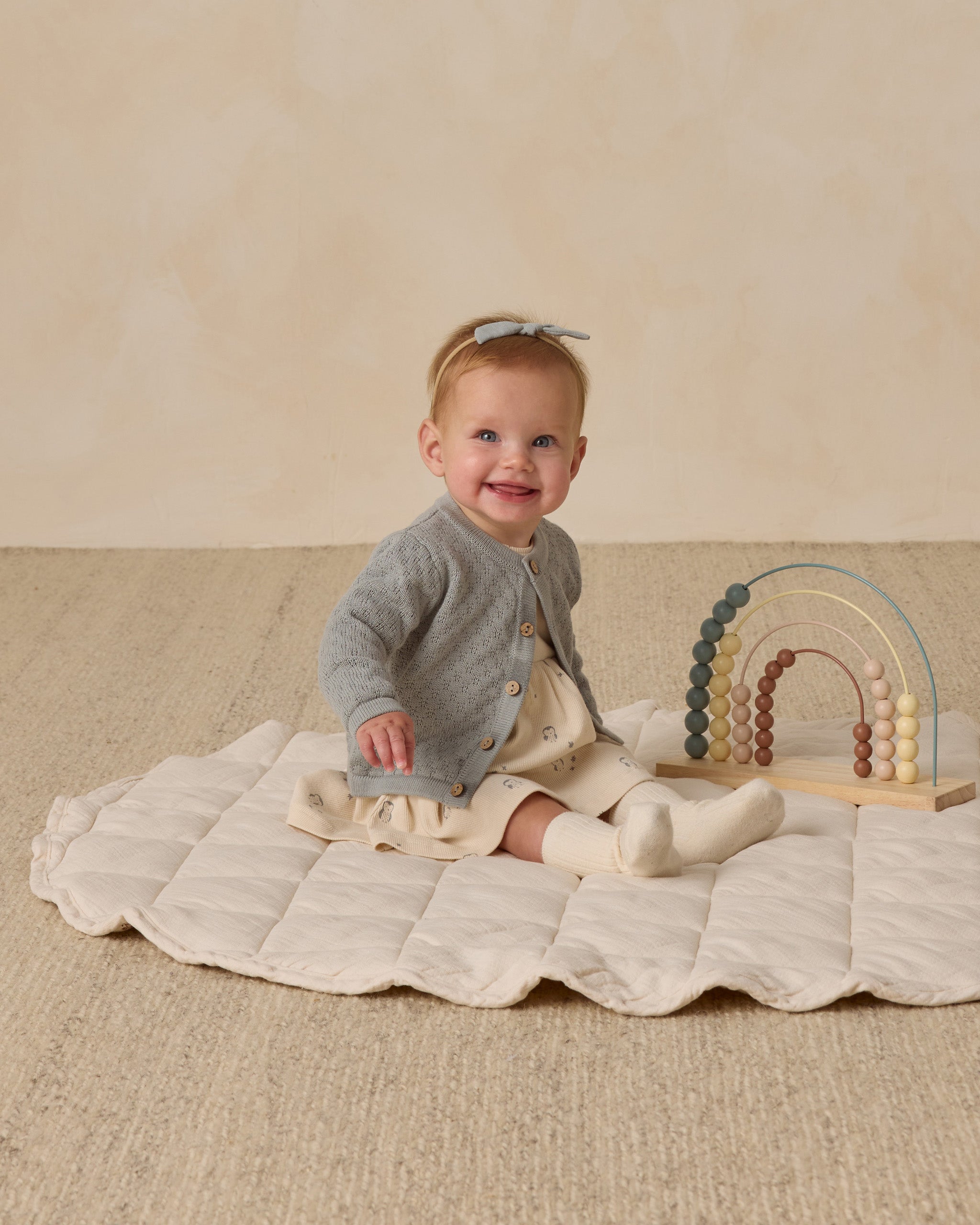 Knit Cardigan || Steel Blue