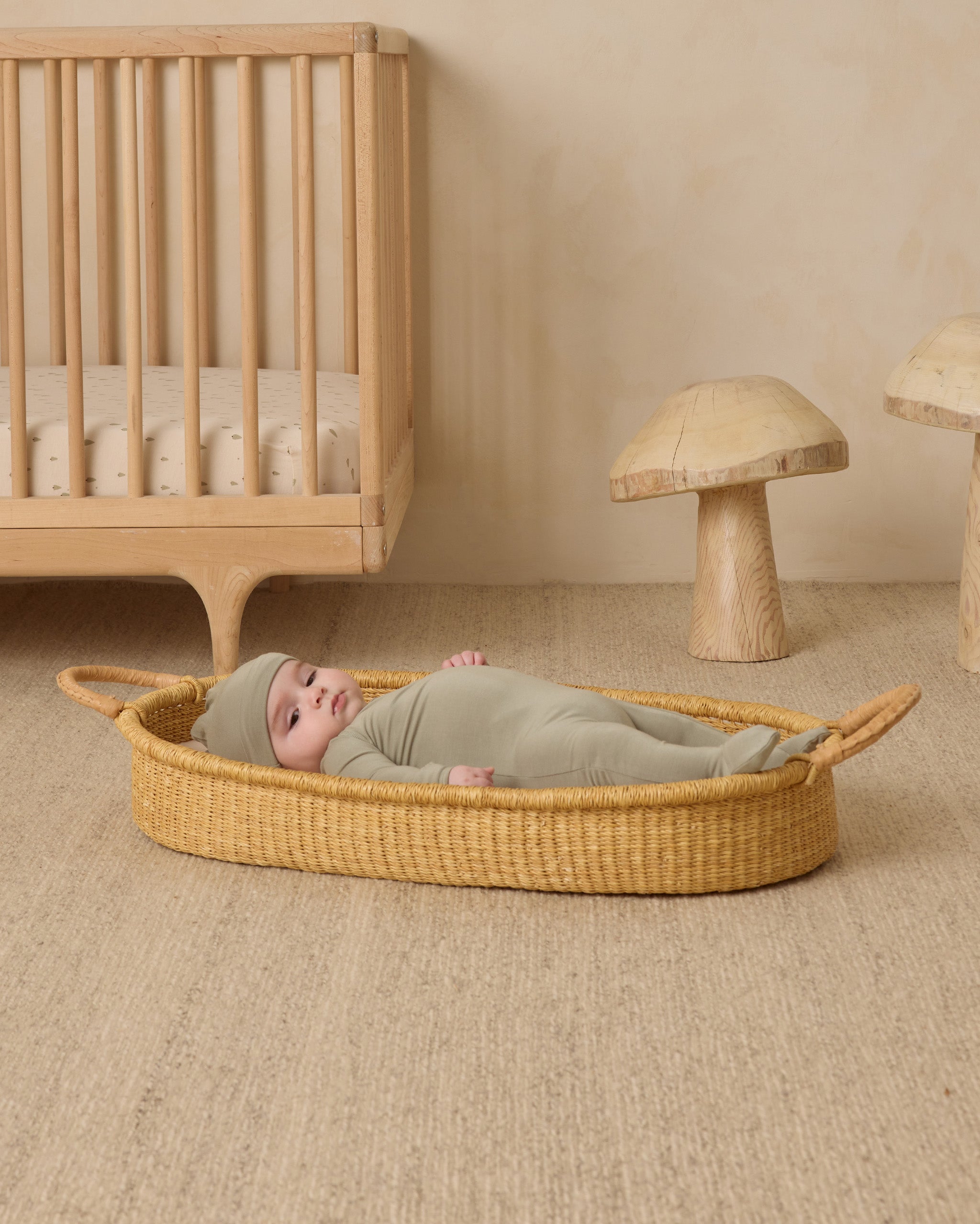 Bamboo Zip Footie || Fern