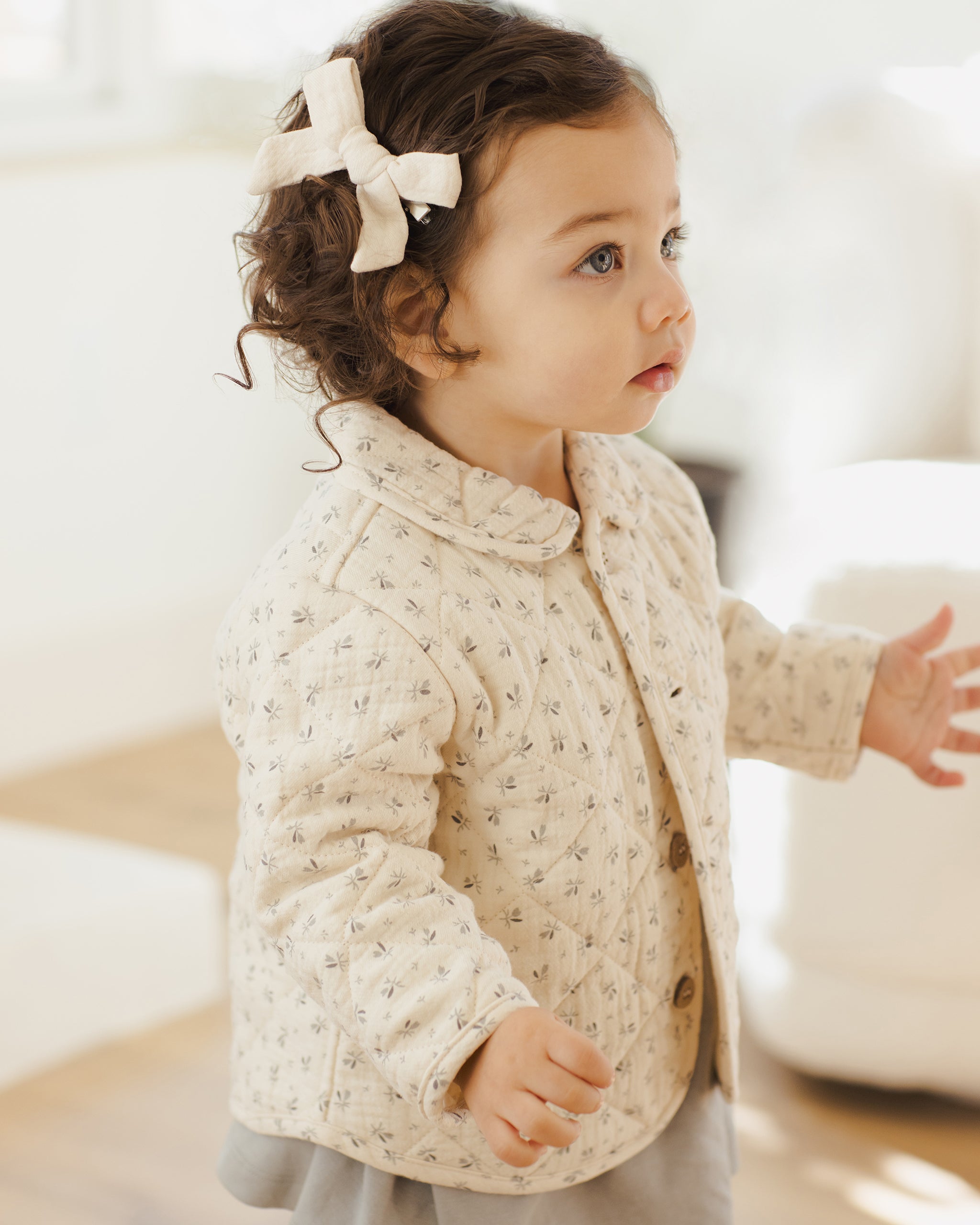 Quilted Jacket || Bluebell