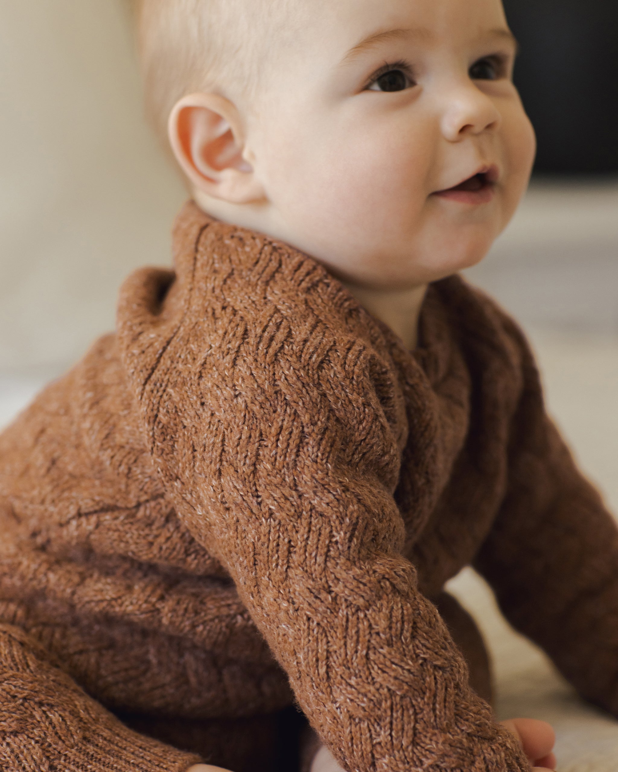 Knit Sweater || Heathered Cedar