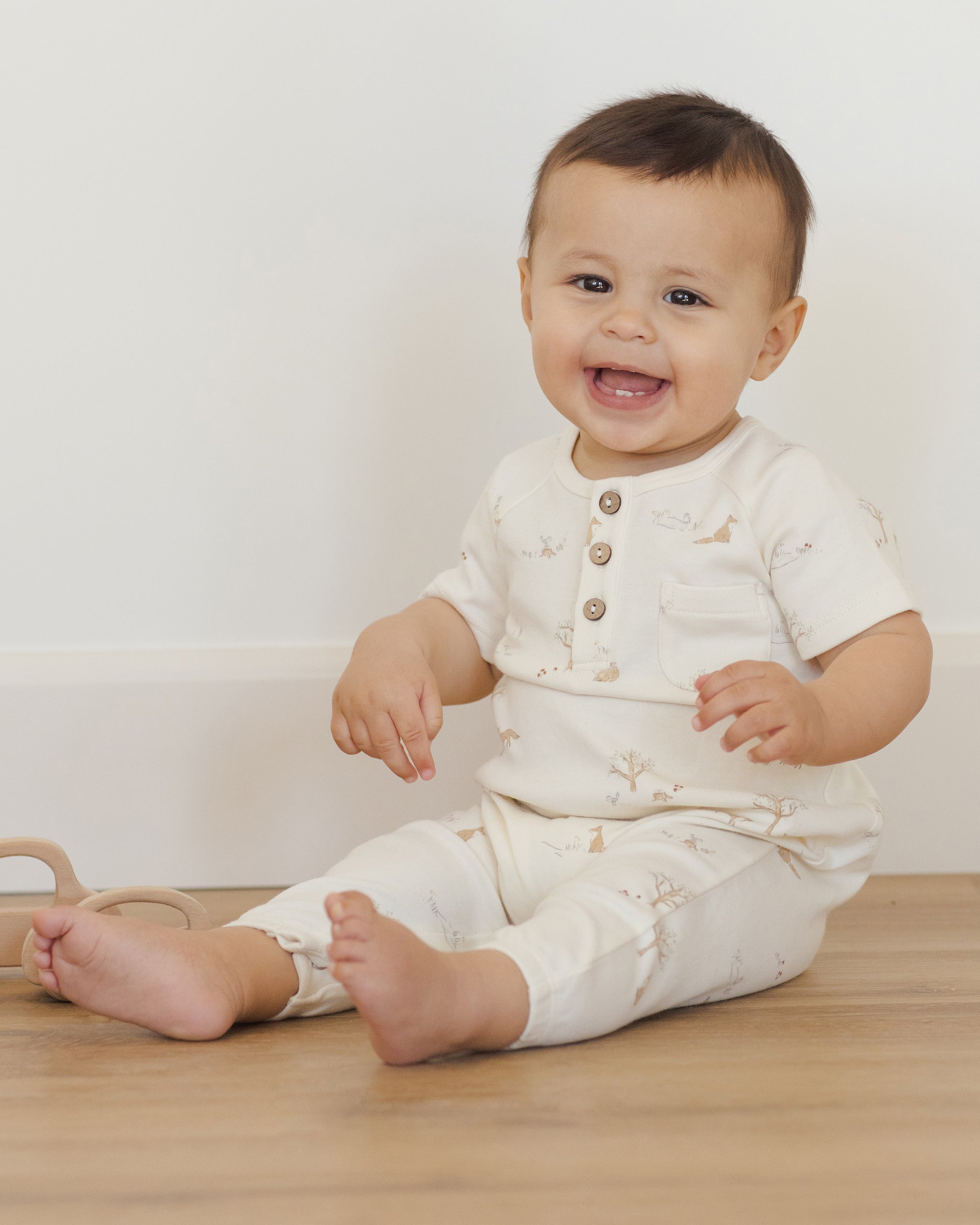 Short Sleeve Jumpsuit || Fox Land