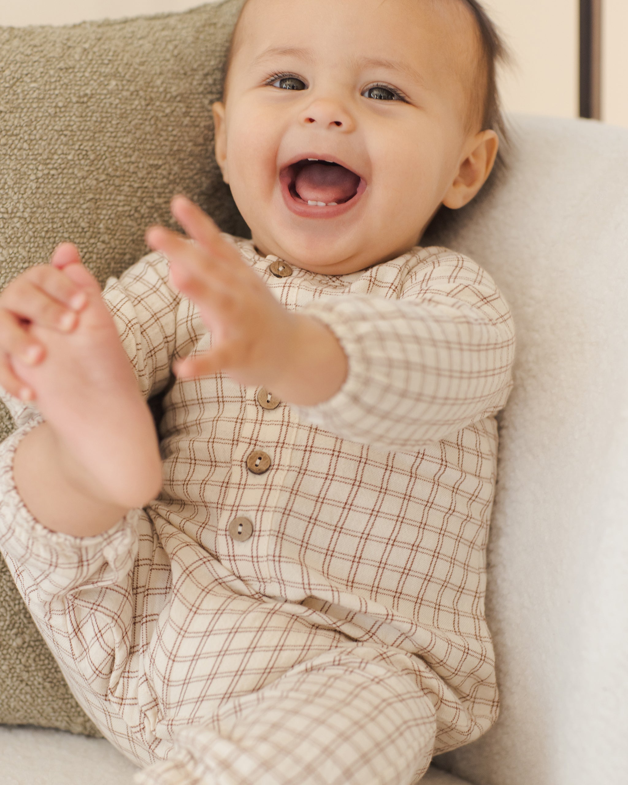 Woven Jumpsuit || Cedar Check