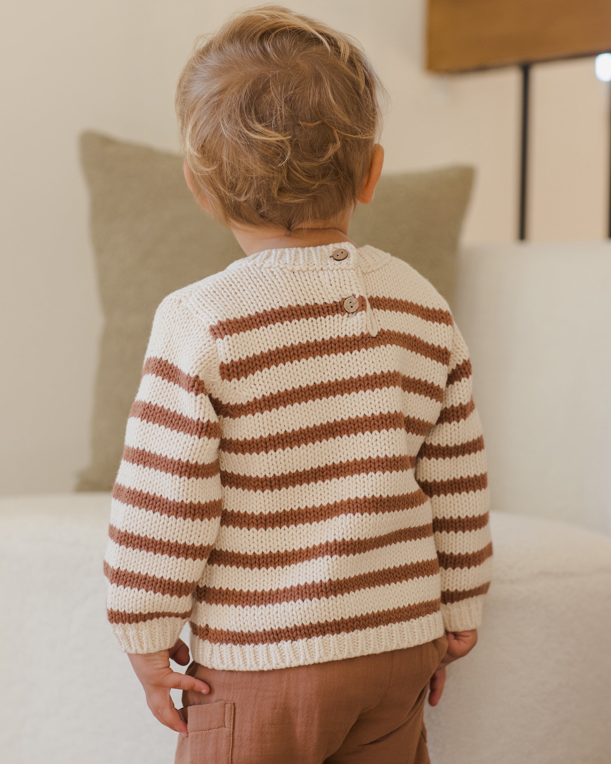 Rex Sweater || Cedar Stripe