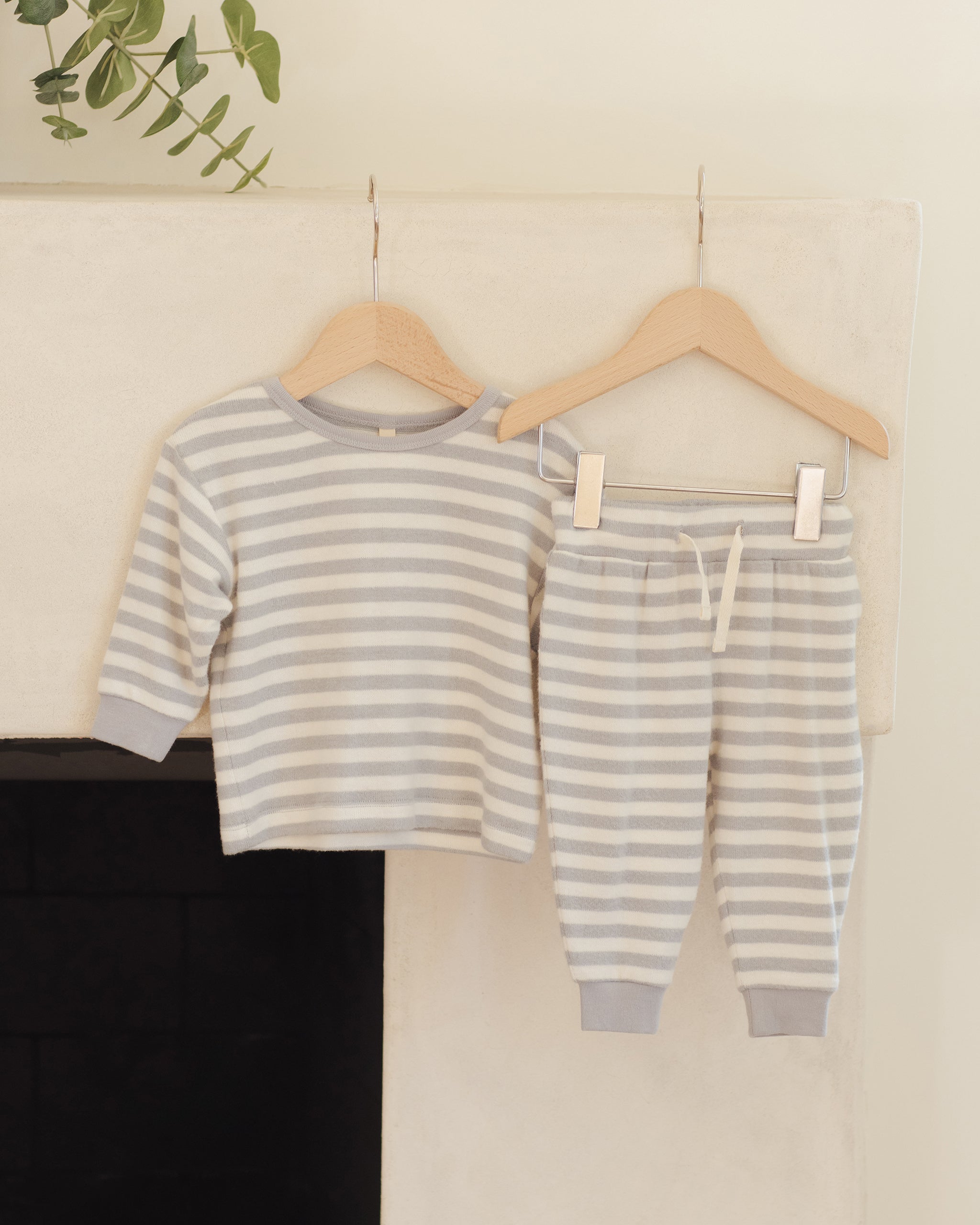 Cozy Set || Blue Stripe