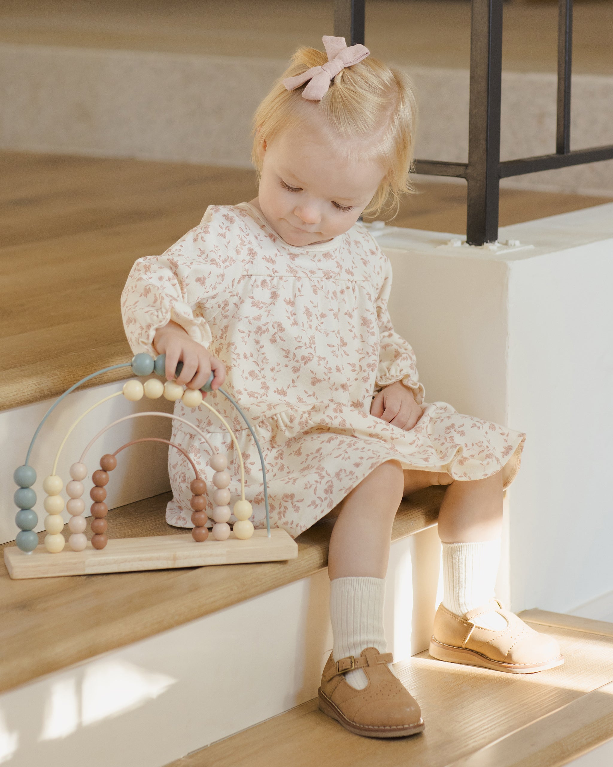 Tiered Jersey Dress || French Garden