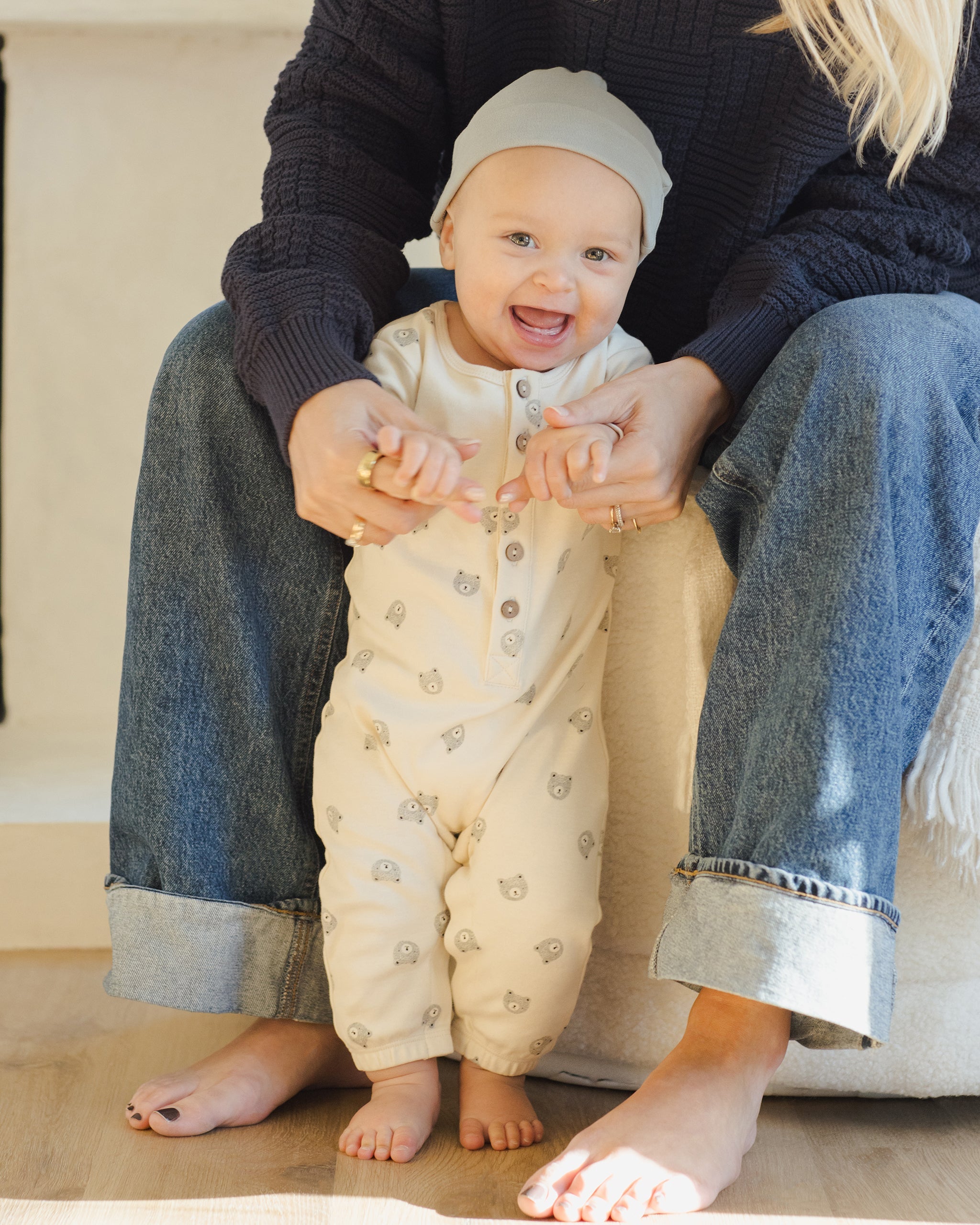 Long Sleeve Jumpsuit || Bears