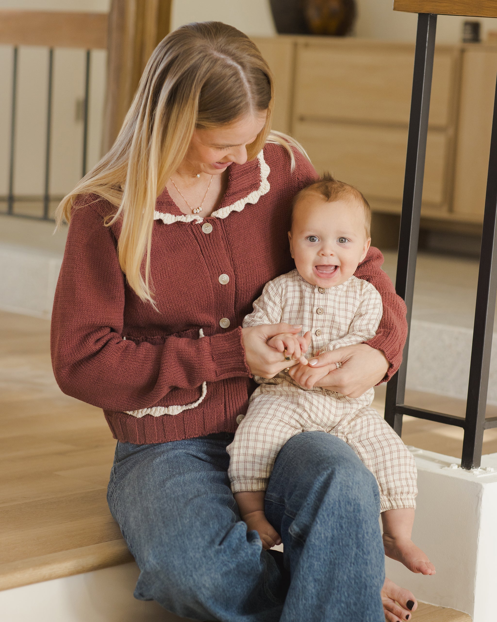 Woven Jumpsuit || Cedar Check