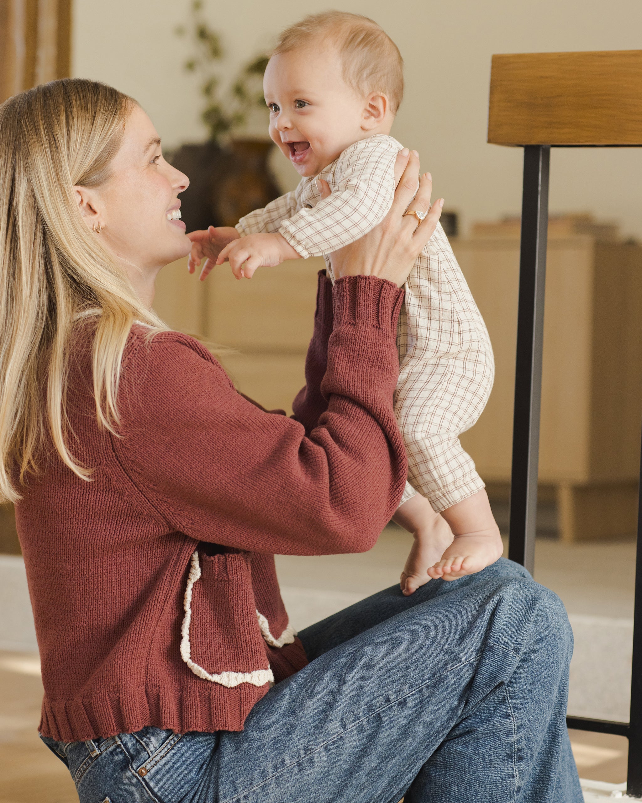 Woven Jumpsuit || Cedar Check