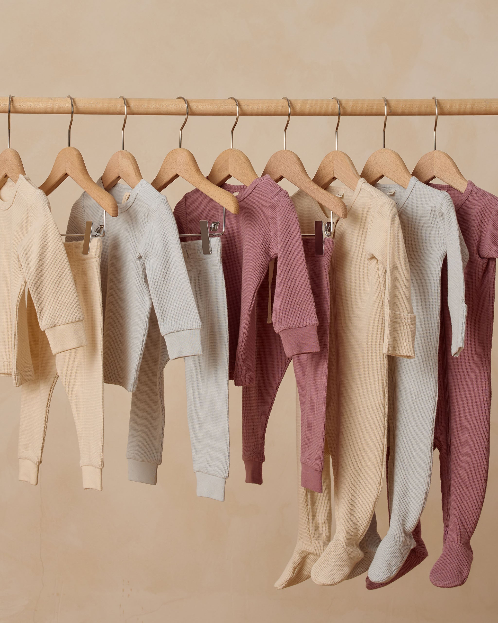 Waffle Sleep Set || Mulberry