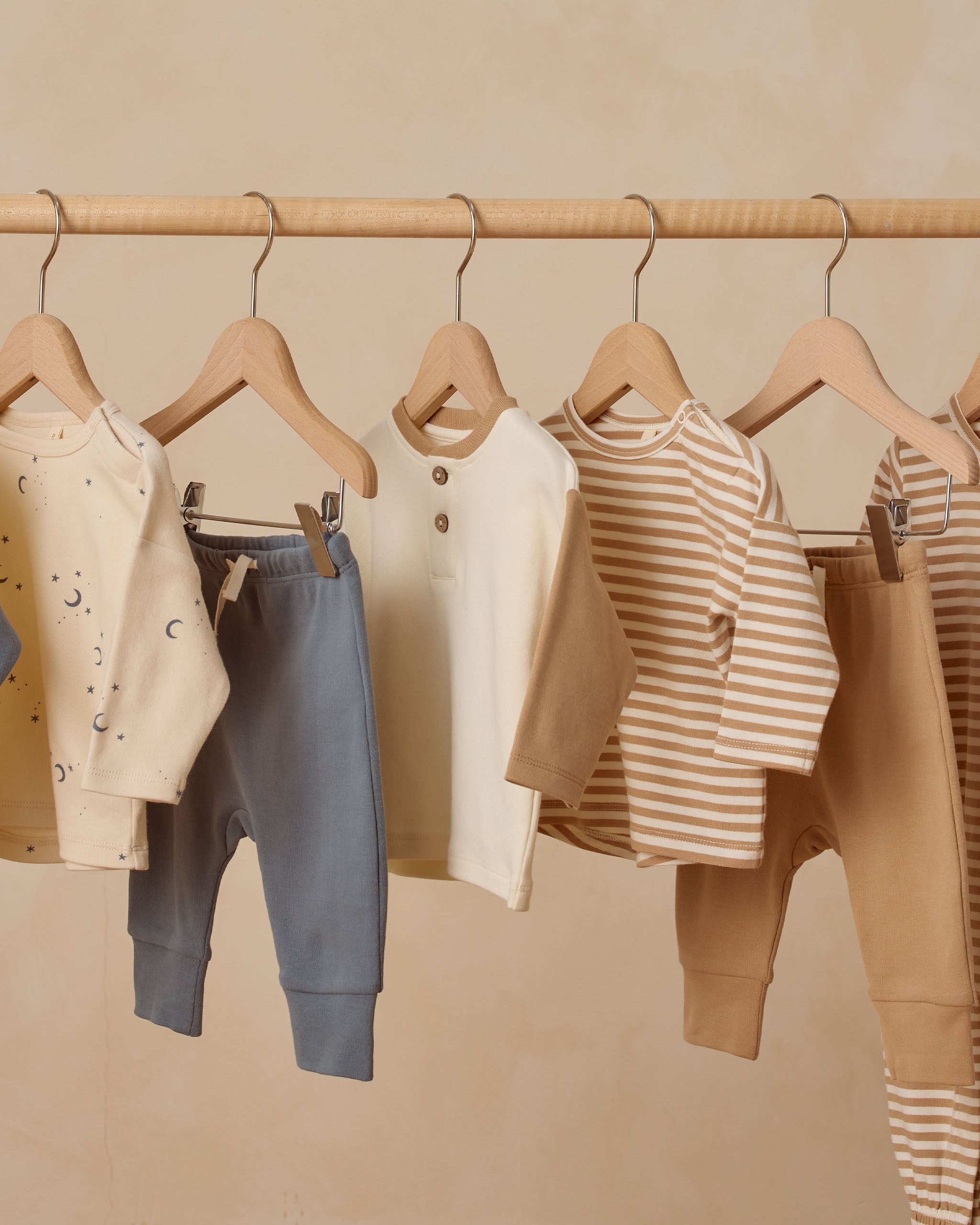 Long Sleeve Tee || Gold Stripe