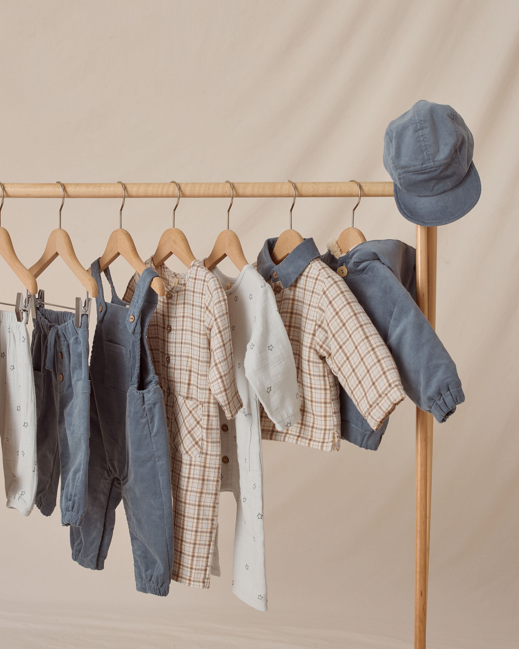 Corduroy Hooded Jacket || Ocean