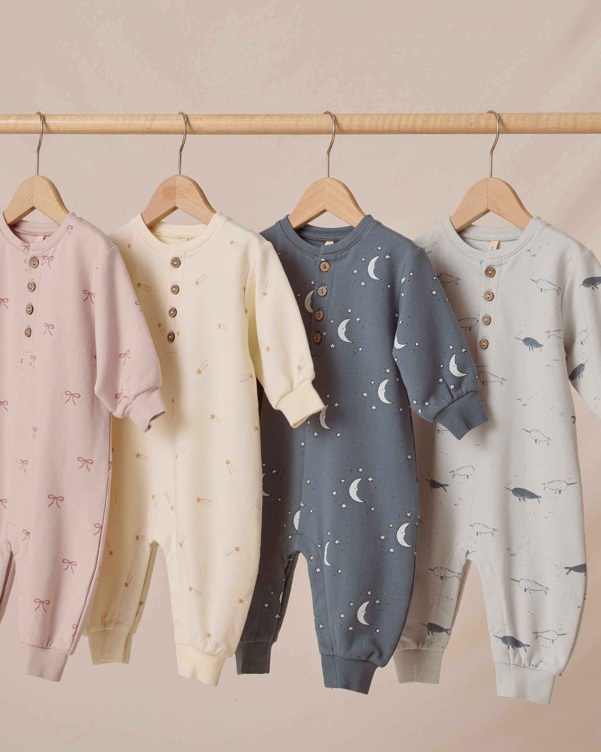 Relaxed Fleece Jumpsuit || Narwhals