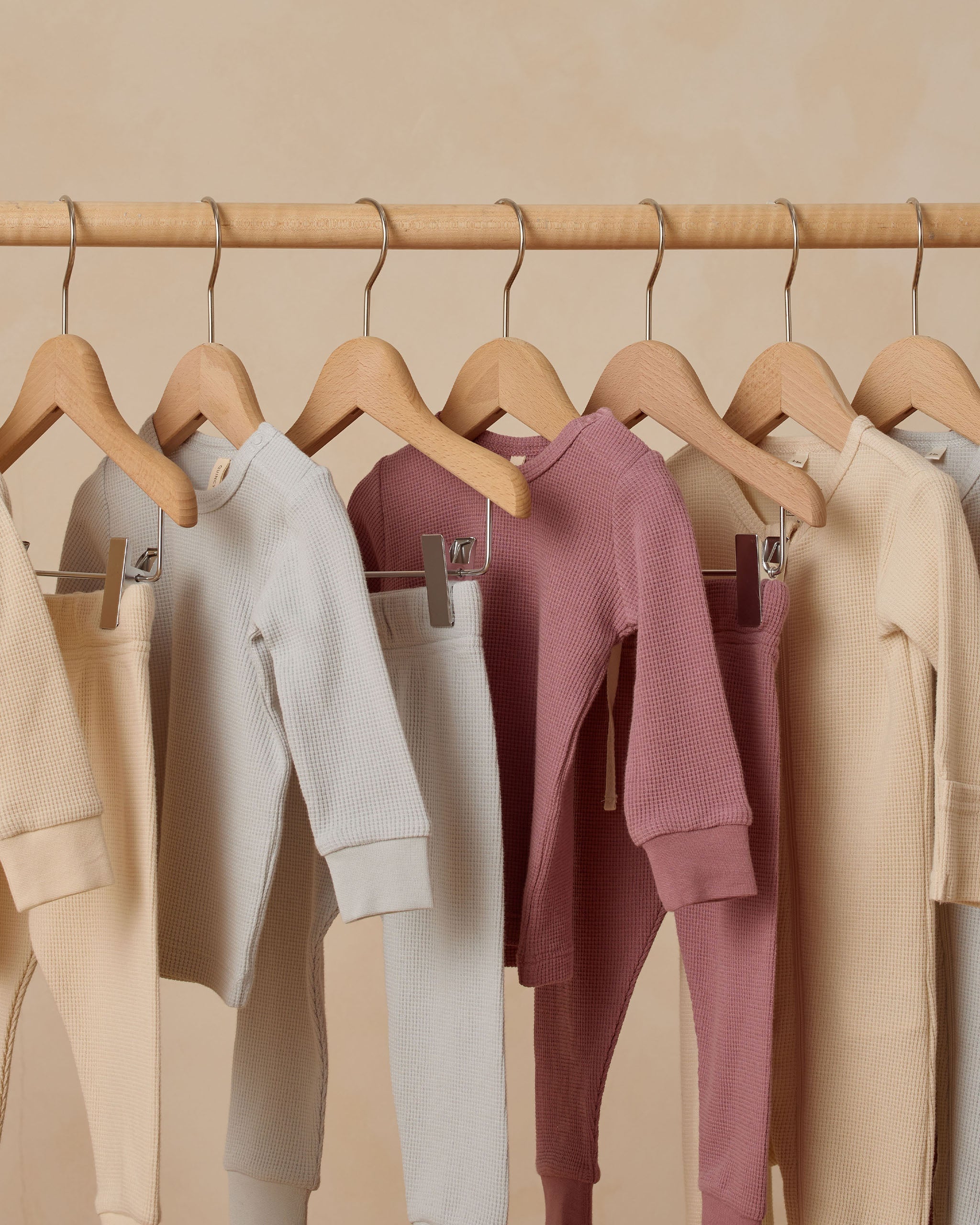 Waffle Top + Pant Set || Mulberry