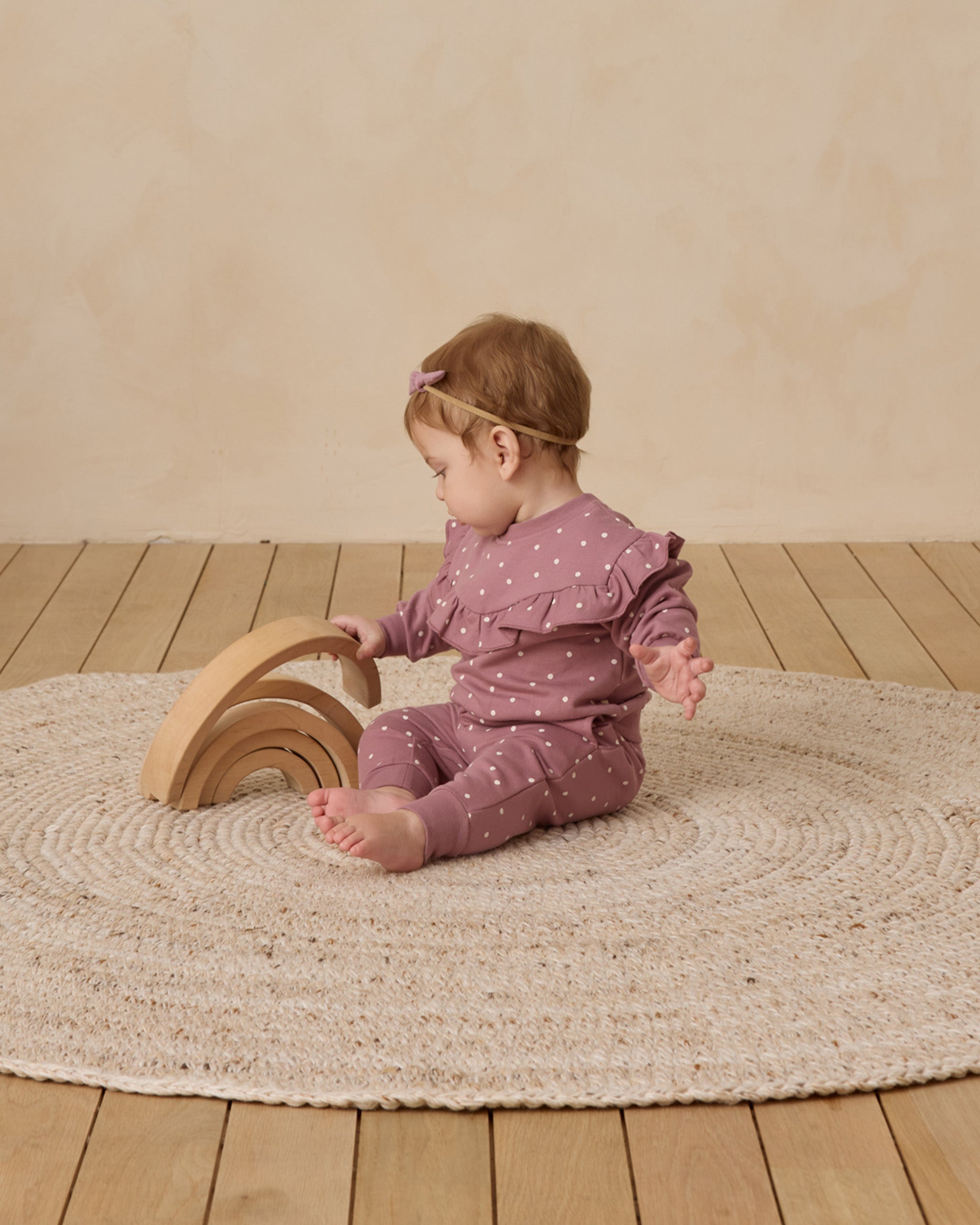 Little Knot Headband || Mulberry - Rylee + Cru | Kids Clothes | Trendy Baby Clothes | Modern Infant Outfits |