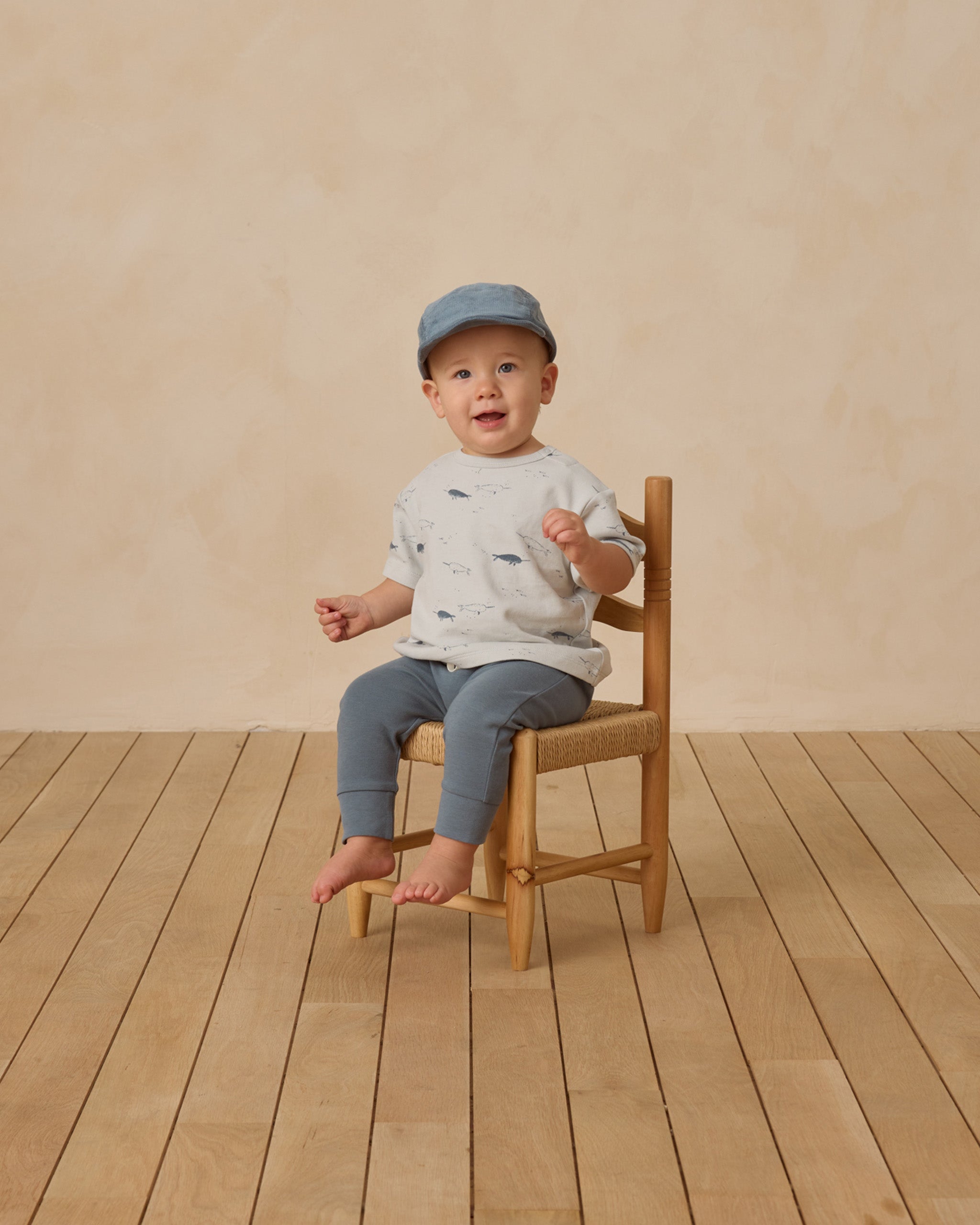 Baby Cap || Ocean - Rylee + Cru | Kids Clothes | Trendy Baby Clothes | Modern Infant Outfits |