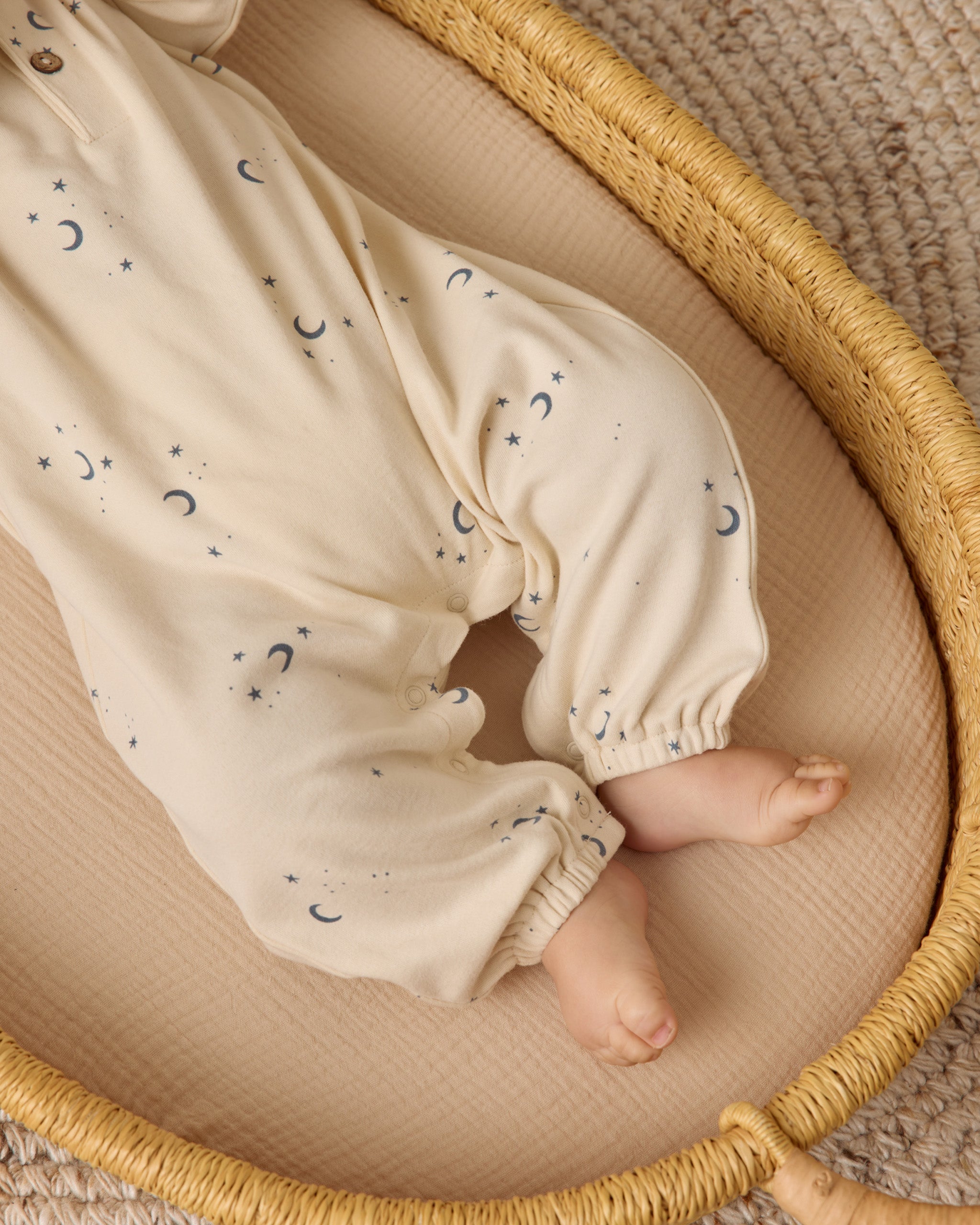 Henley Bubble Jumpsuit || Moons