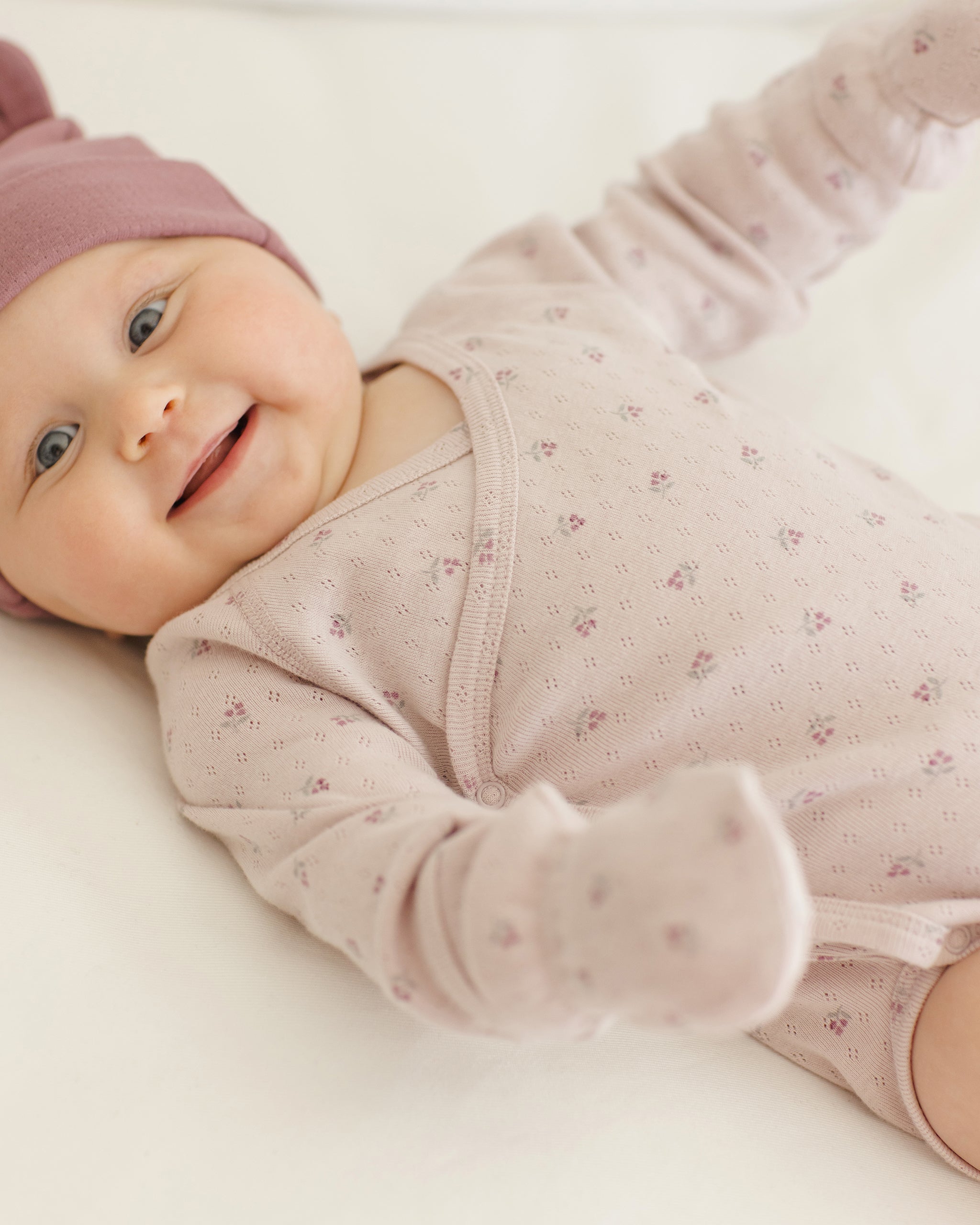 No Scratch Mittens, Set Of 2 || Blue Ditsy, Lilac Ditsy