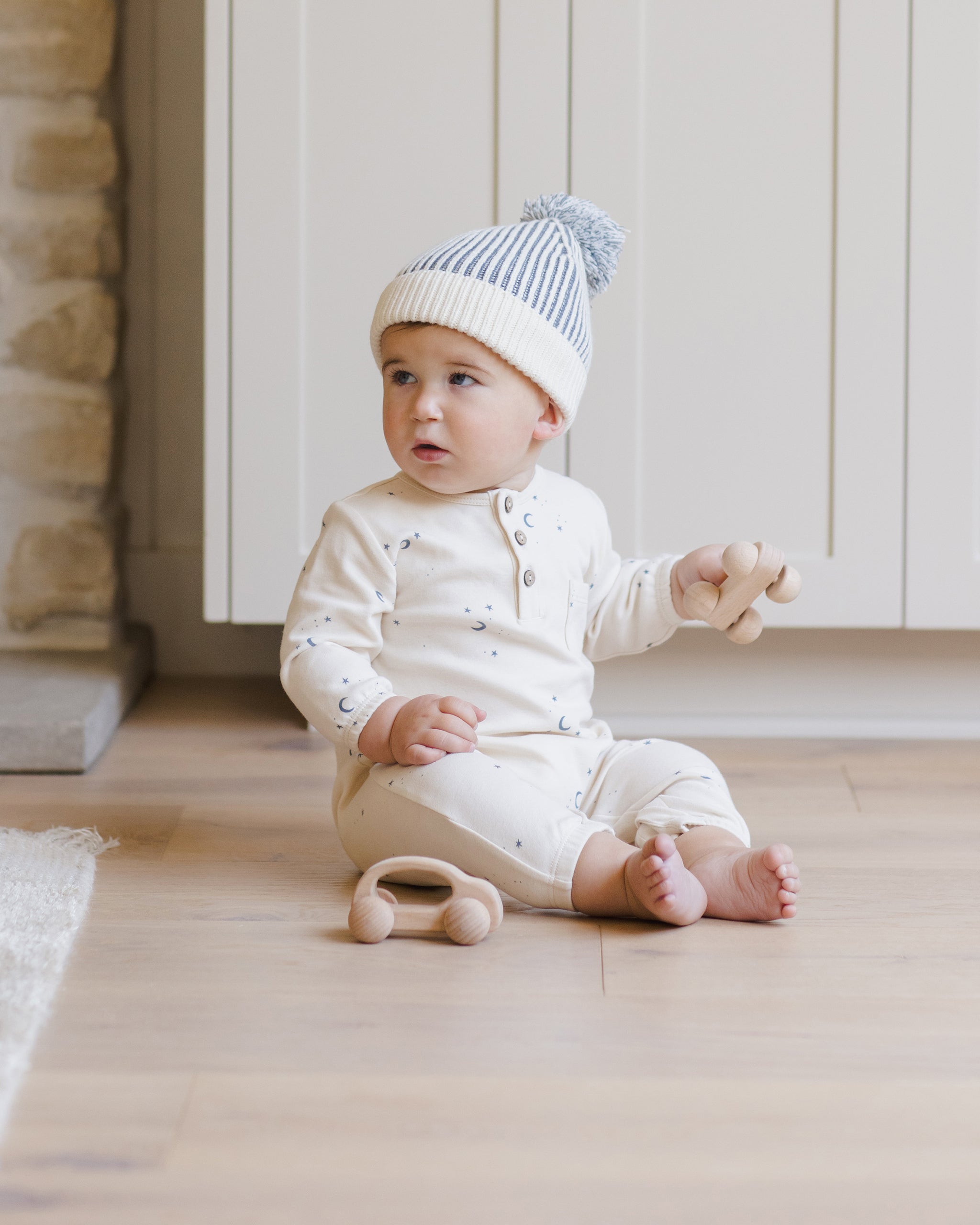 Long Sleeve Pocket Jumpsuit || Moons