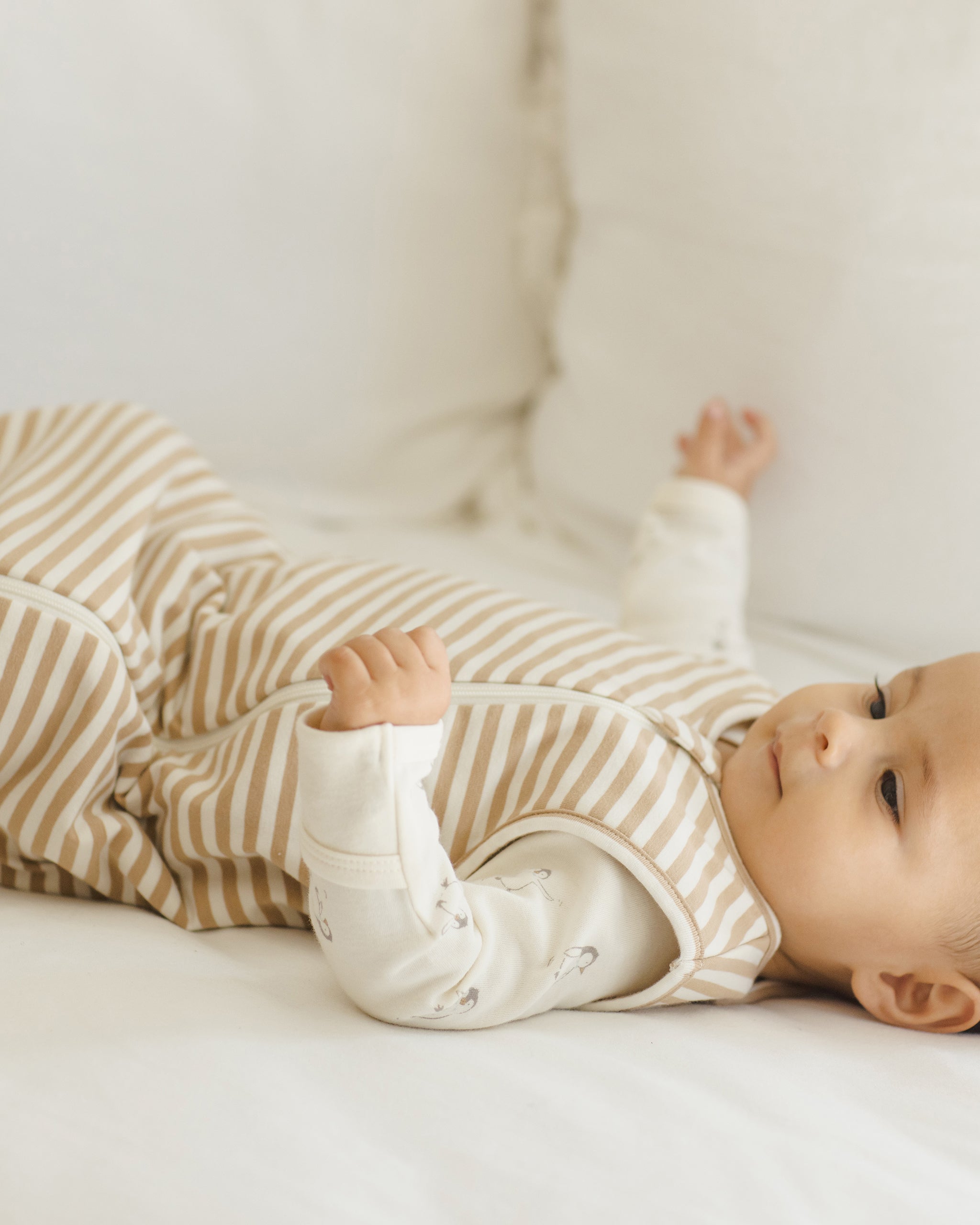 Jersey Sleep Bag || Gold Stripe