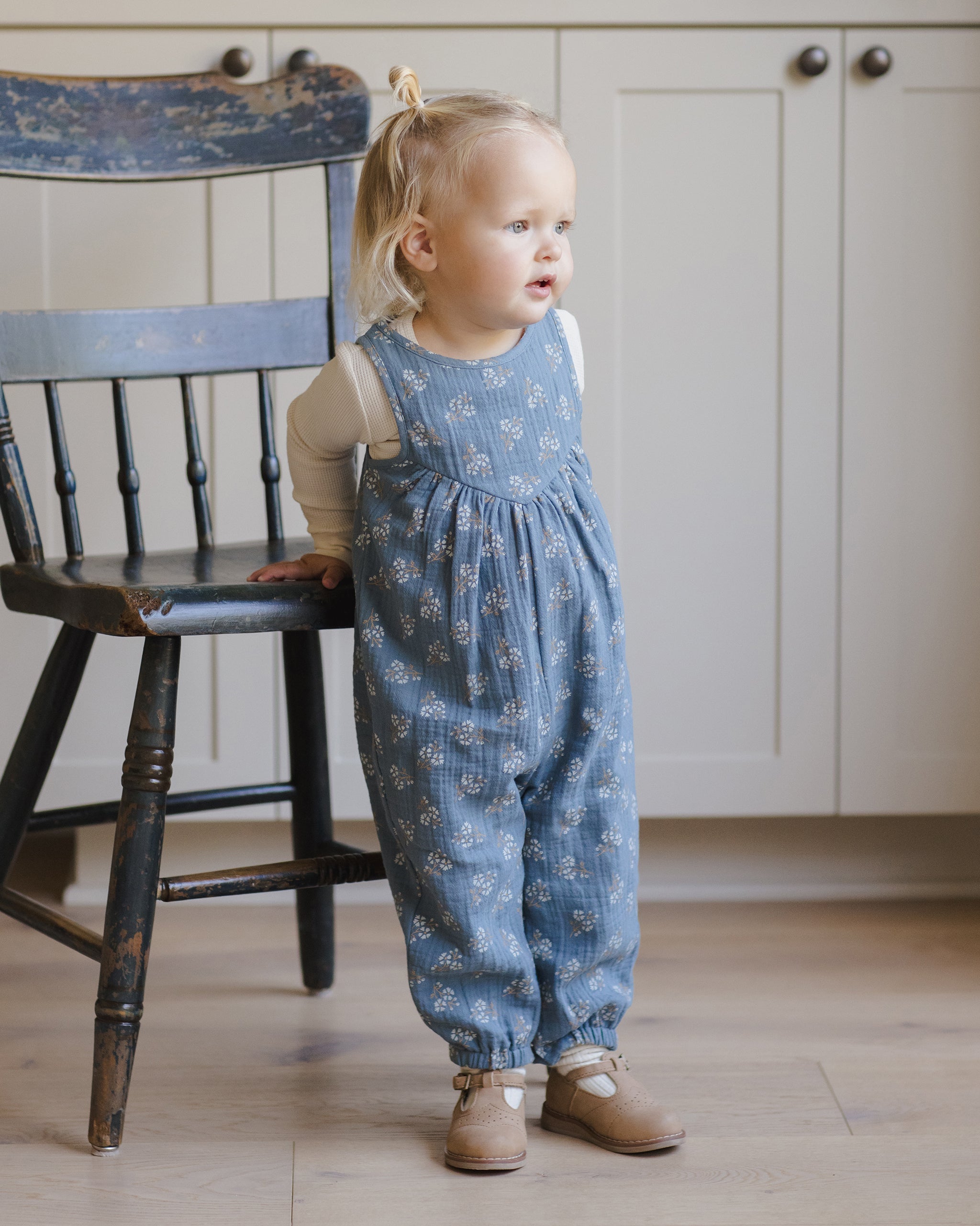 Maisie Overall || Blue Floral