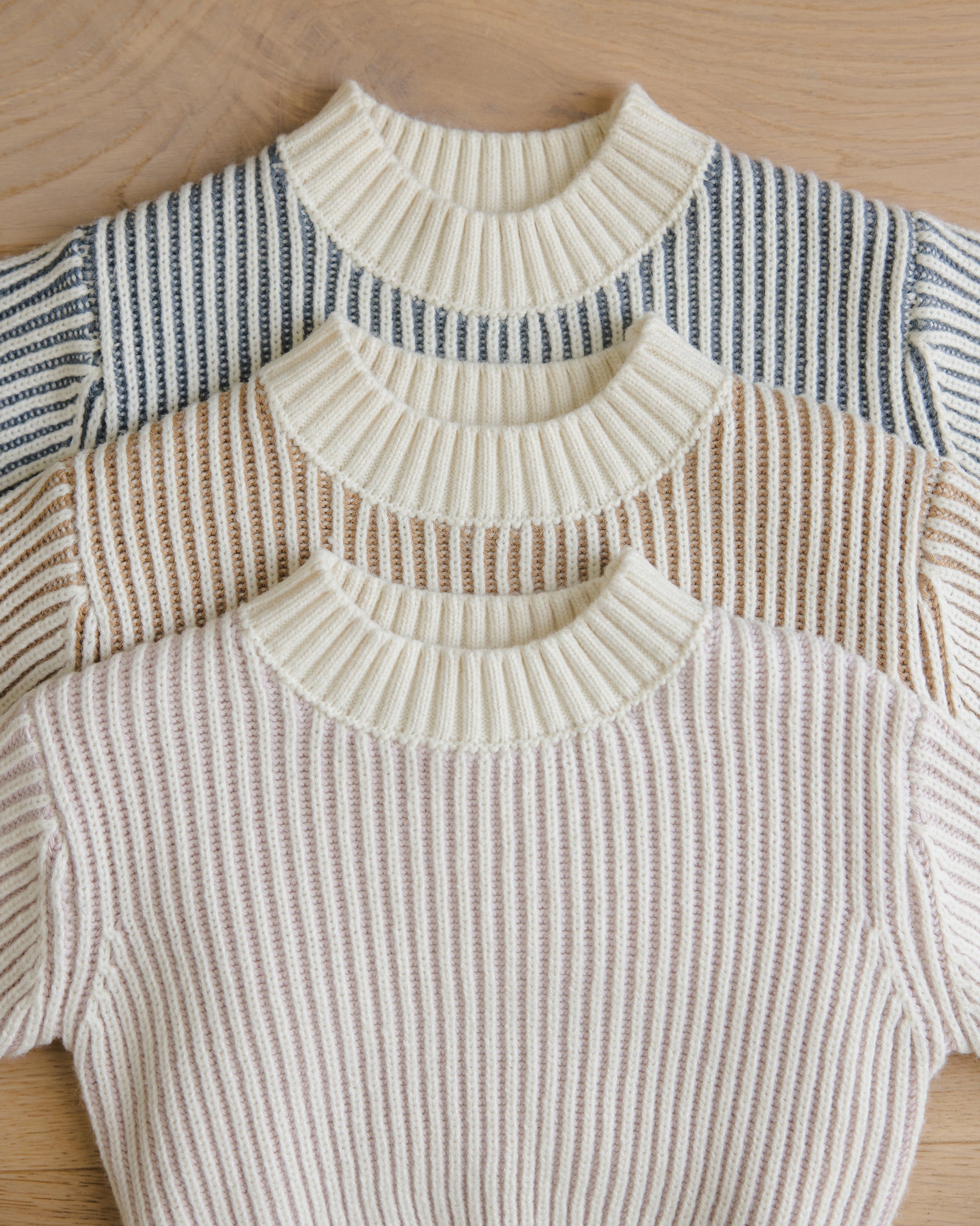 Relaxed Knit Sweater || Gold