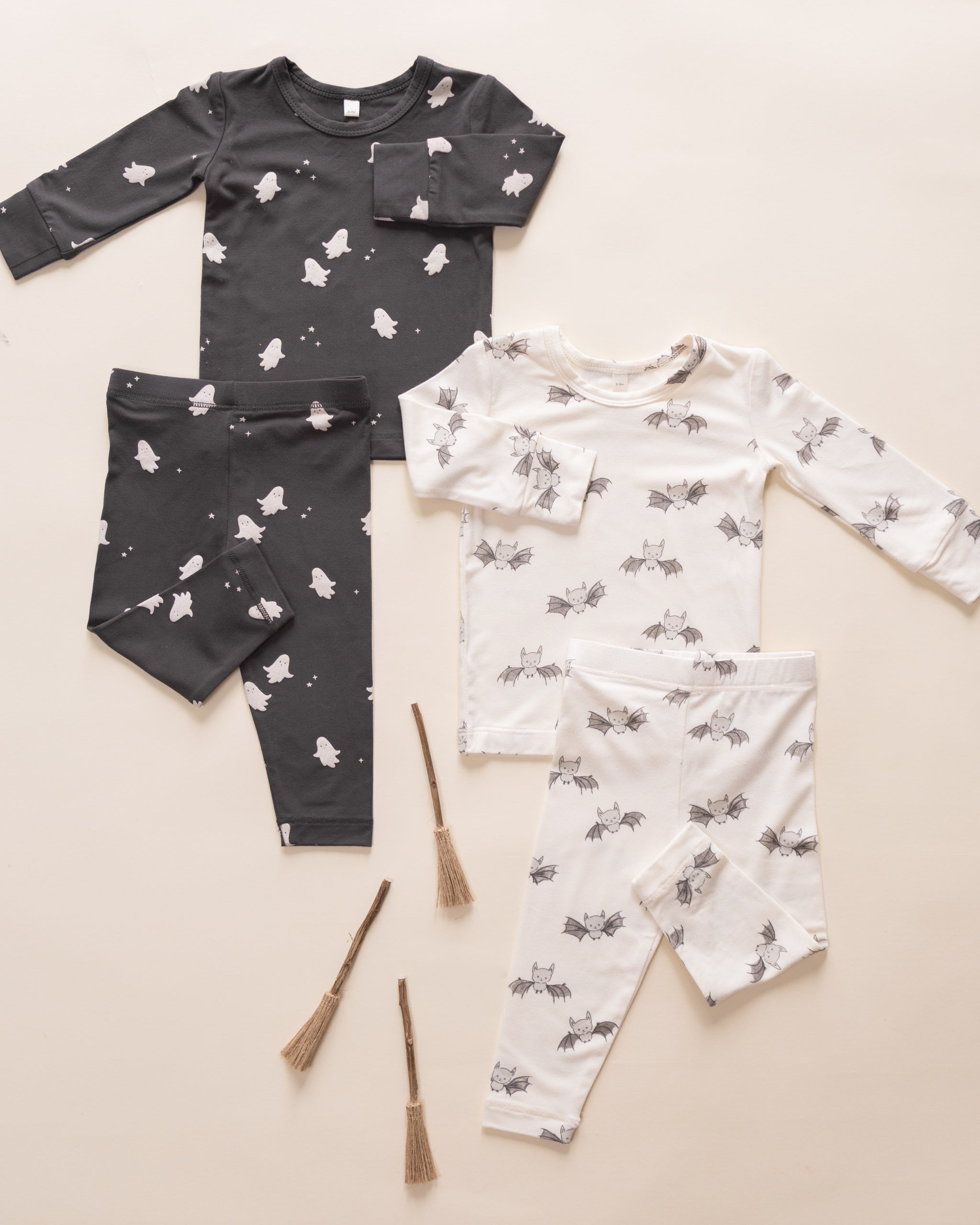 Bamboo Pajama Set || Bats - Rylee + Cru | Kids Clothes | Trendy Baby Clothes | Modern Infant Outfits |