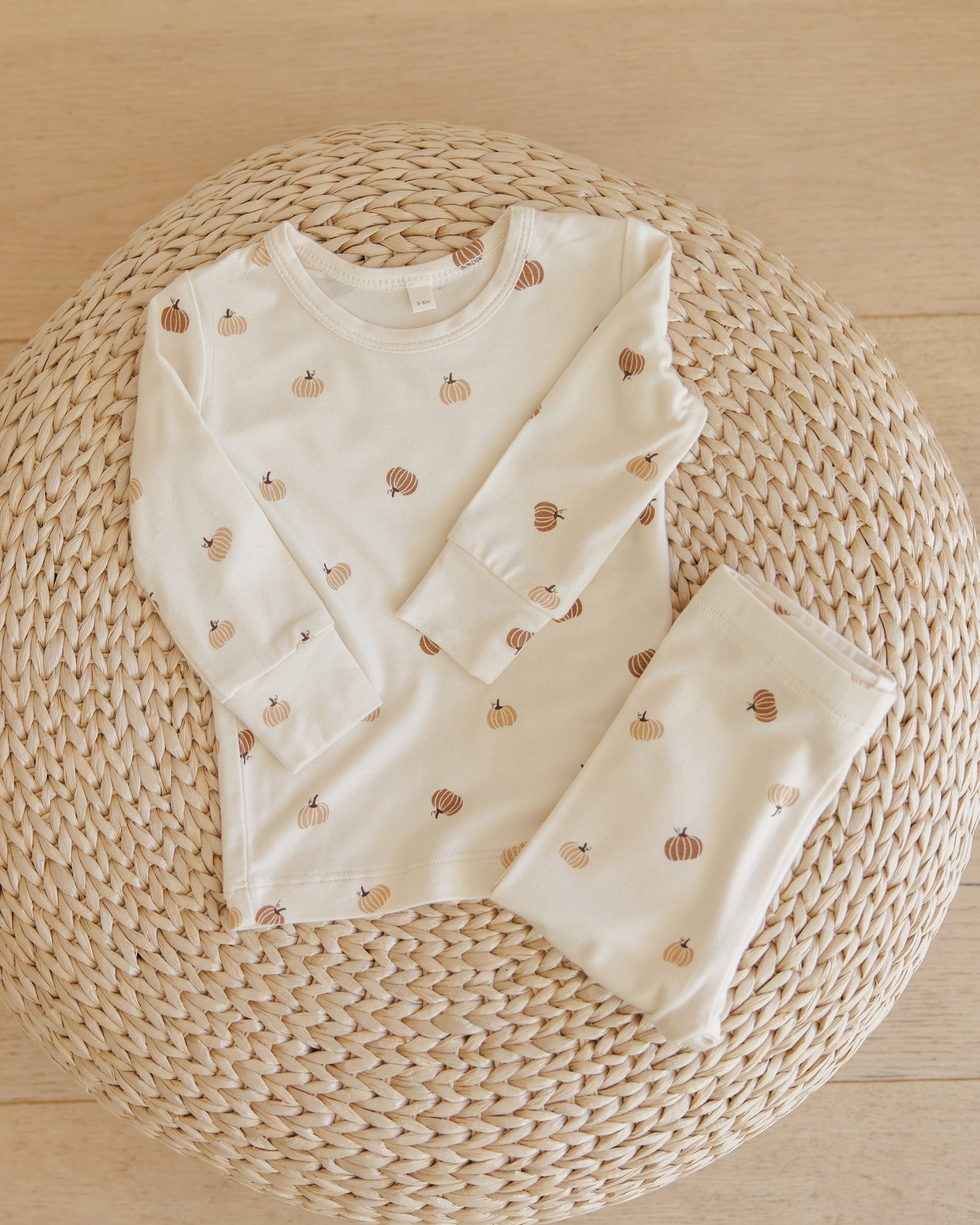 Bamboo Pajama Set || Pumpkins - Rylee + Cru | Kids Clothes | Trendy Baby Clothes | Modern Infant Outfits |