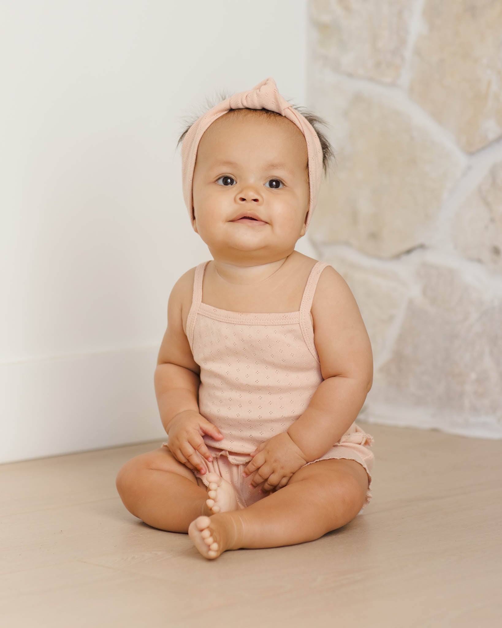 Pointelle Tank + Shortie Set || Melon