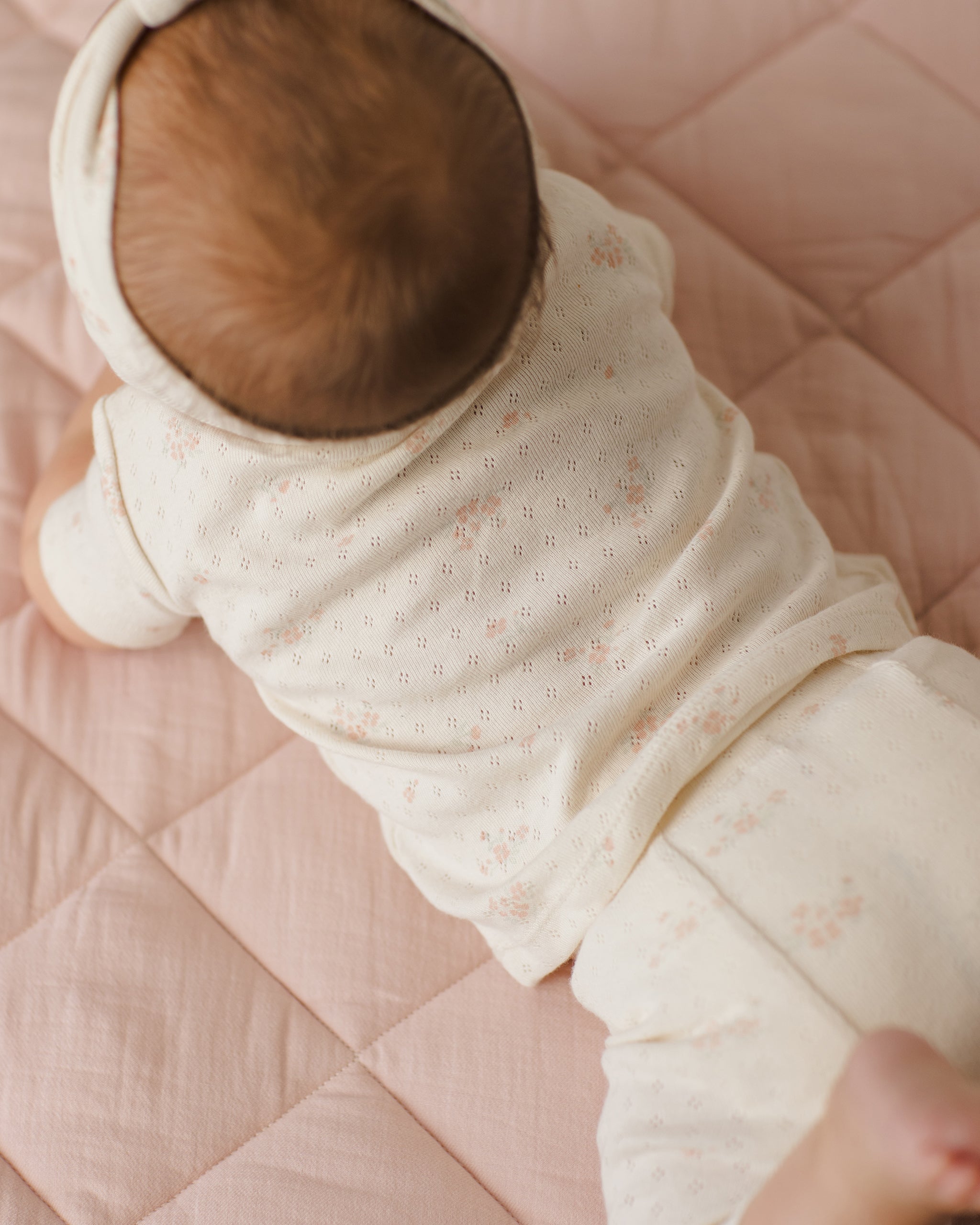 Pointelle Tee + Legging || Pink Ditsy