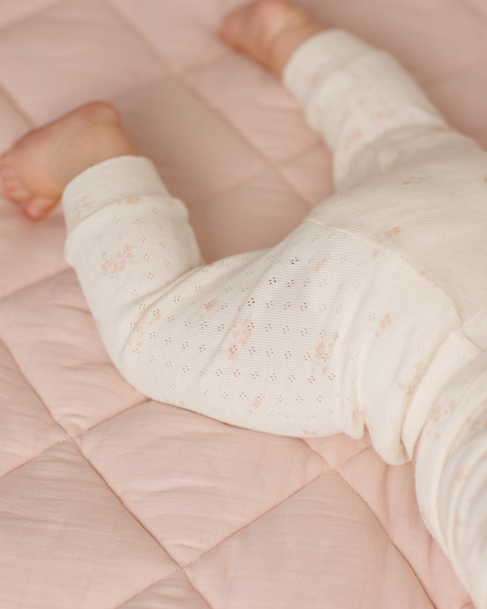 Pointelle Tee + Legging || Pink Ditsy