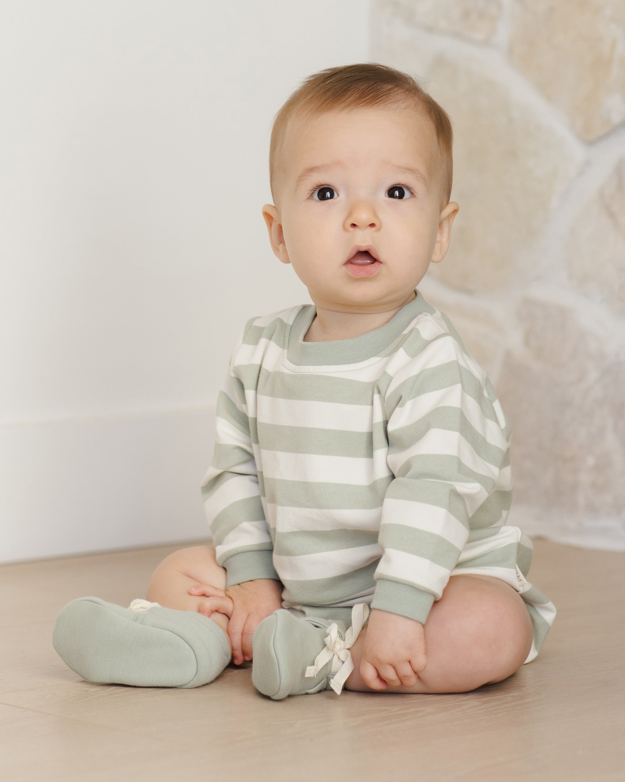 Baby Booties || Sage