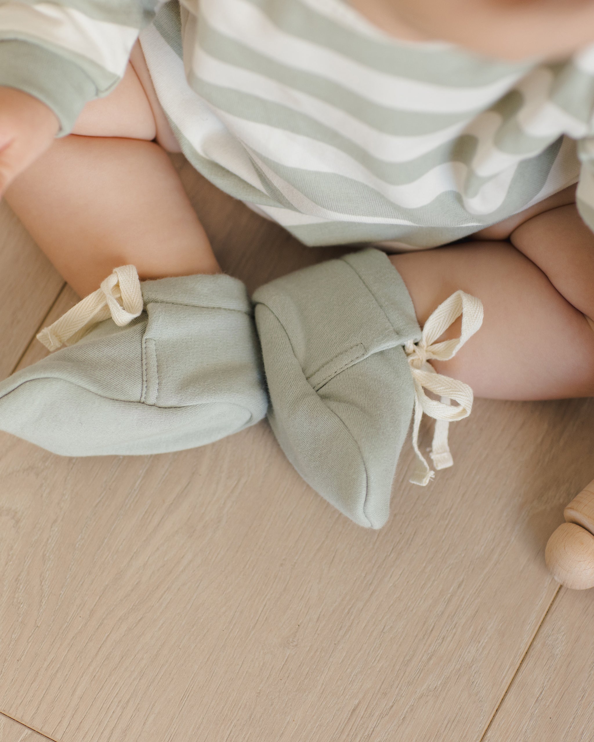 Baby Booties || Sage