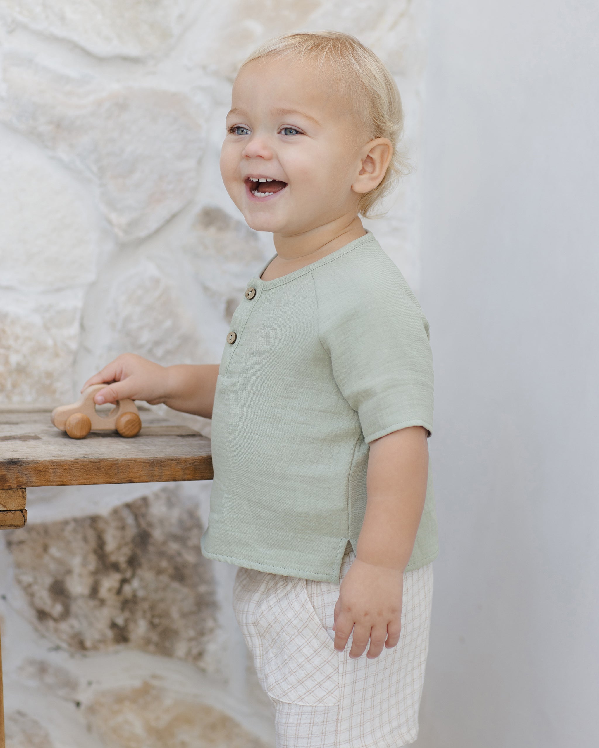 Short Sleeve Zion Shirt || Sage