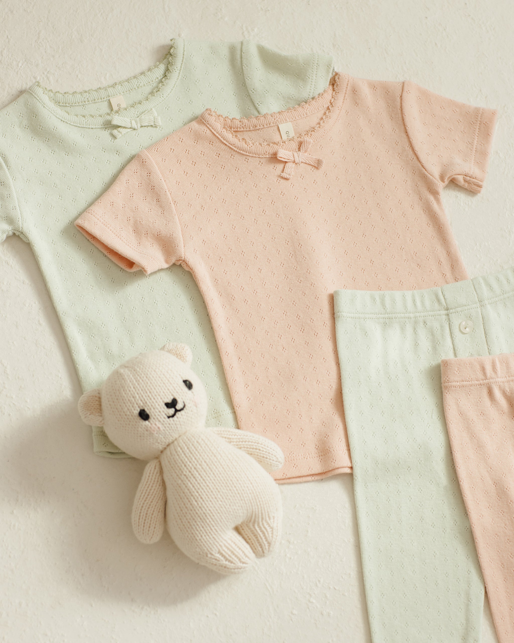 Pointelle Tee + Legging || Melon