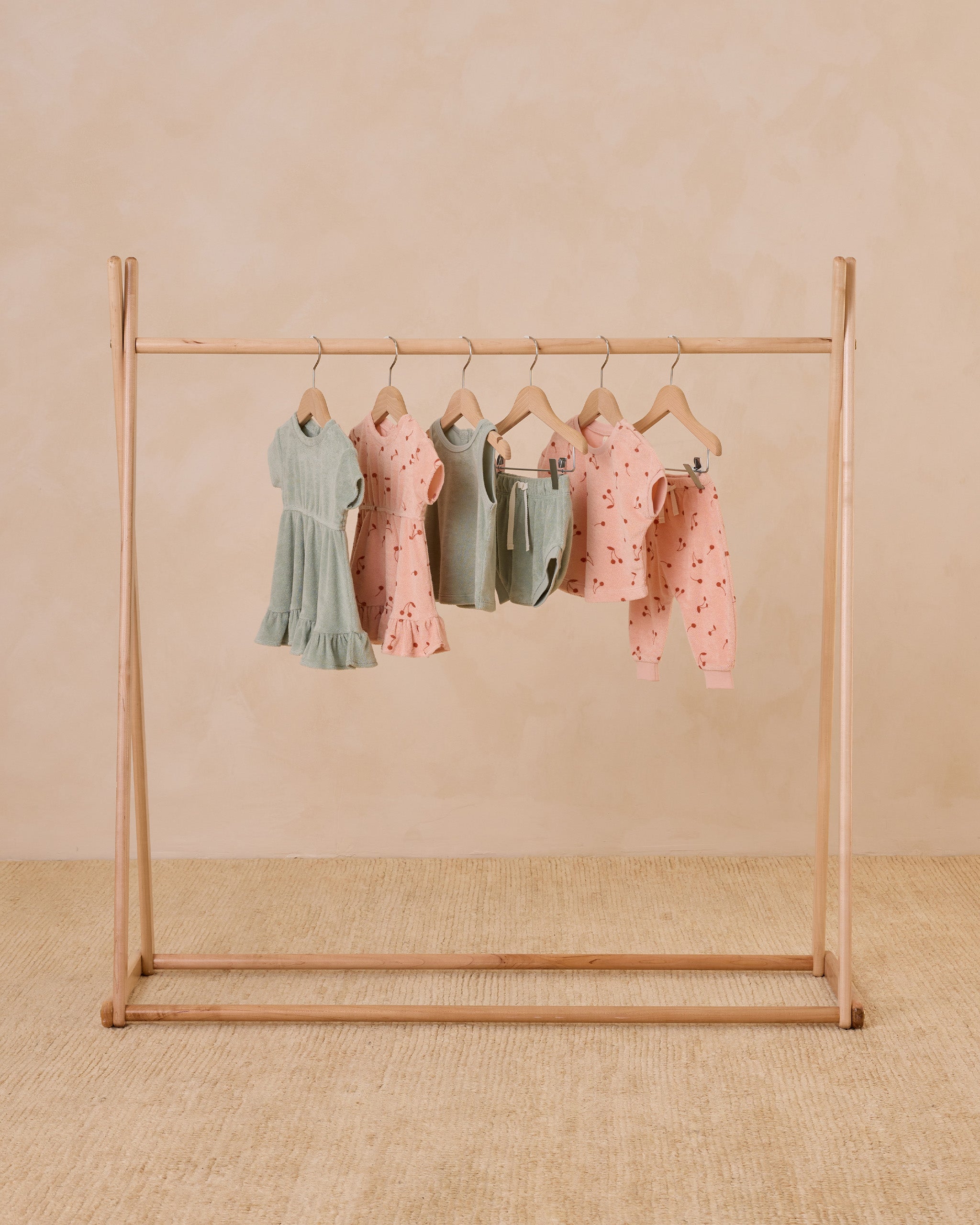 Terry Tee + Pant Set || Cherries