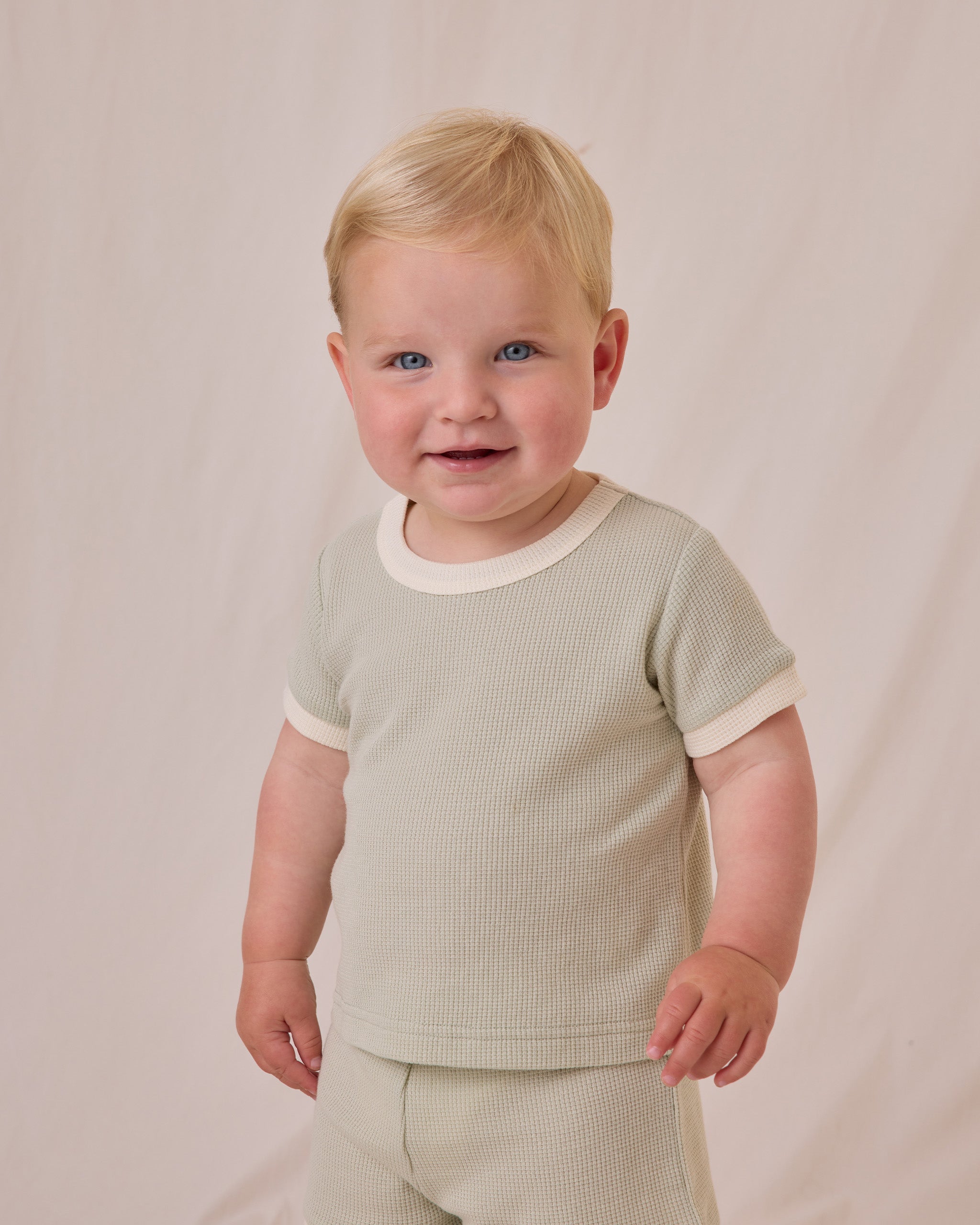 Waffle Shortie Set || Mint