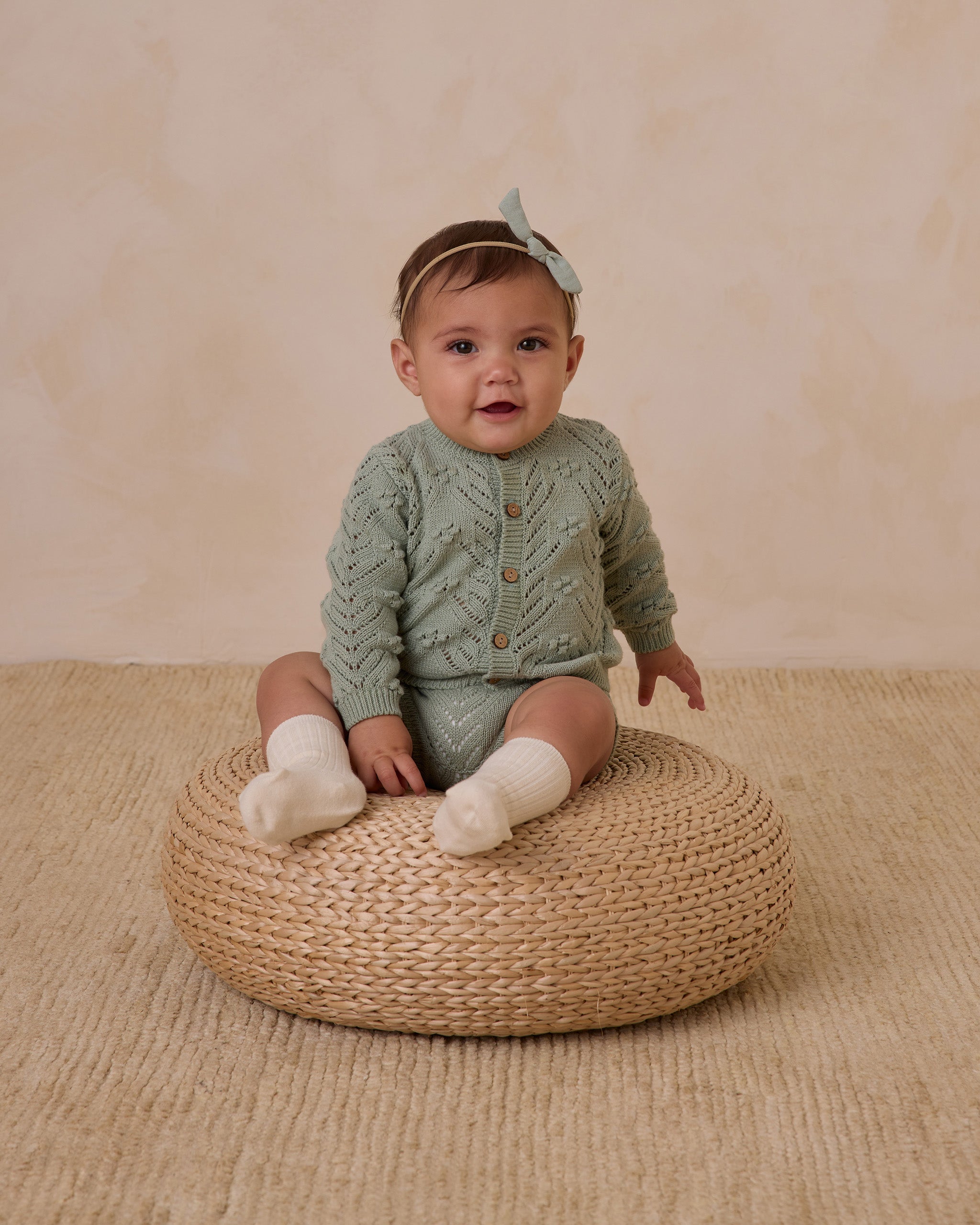 Knit Cardigan || Sage