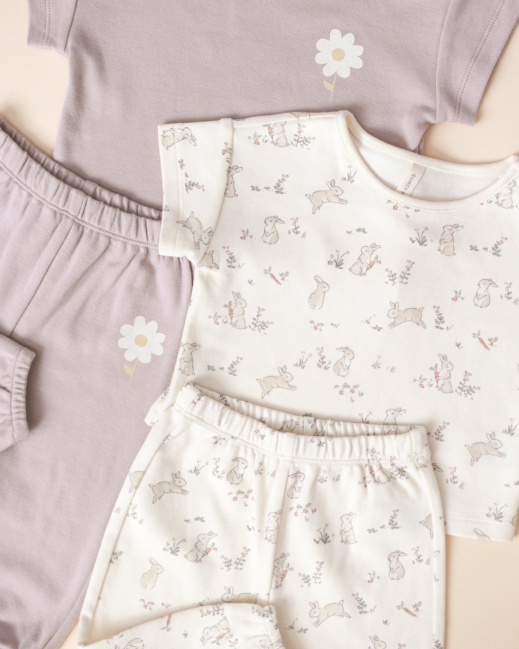 Jersey Tee + Pant Set || Bunnies