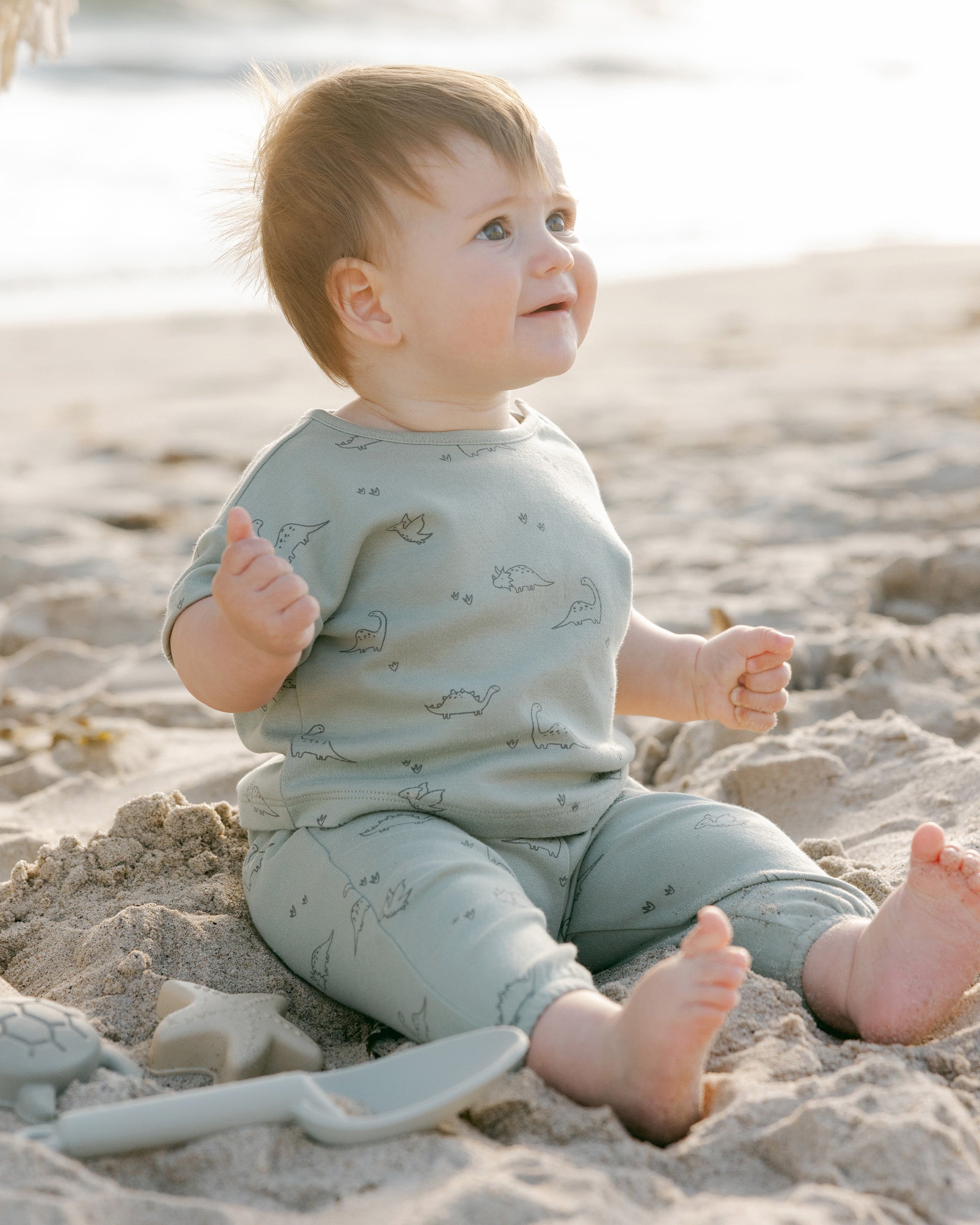 Jersey Tee + Pant Set || Dino