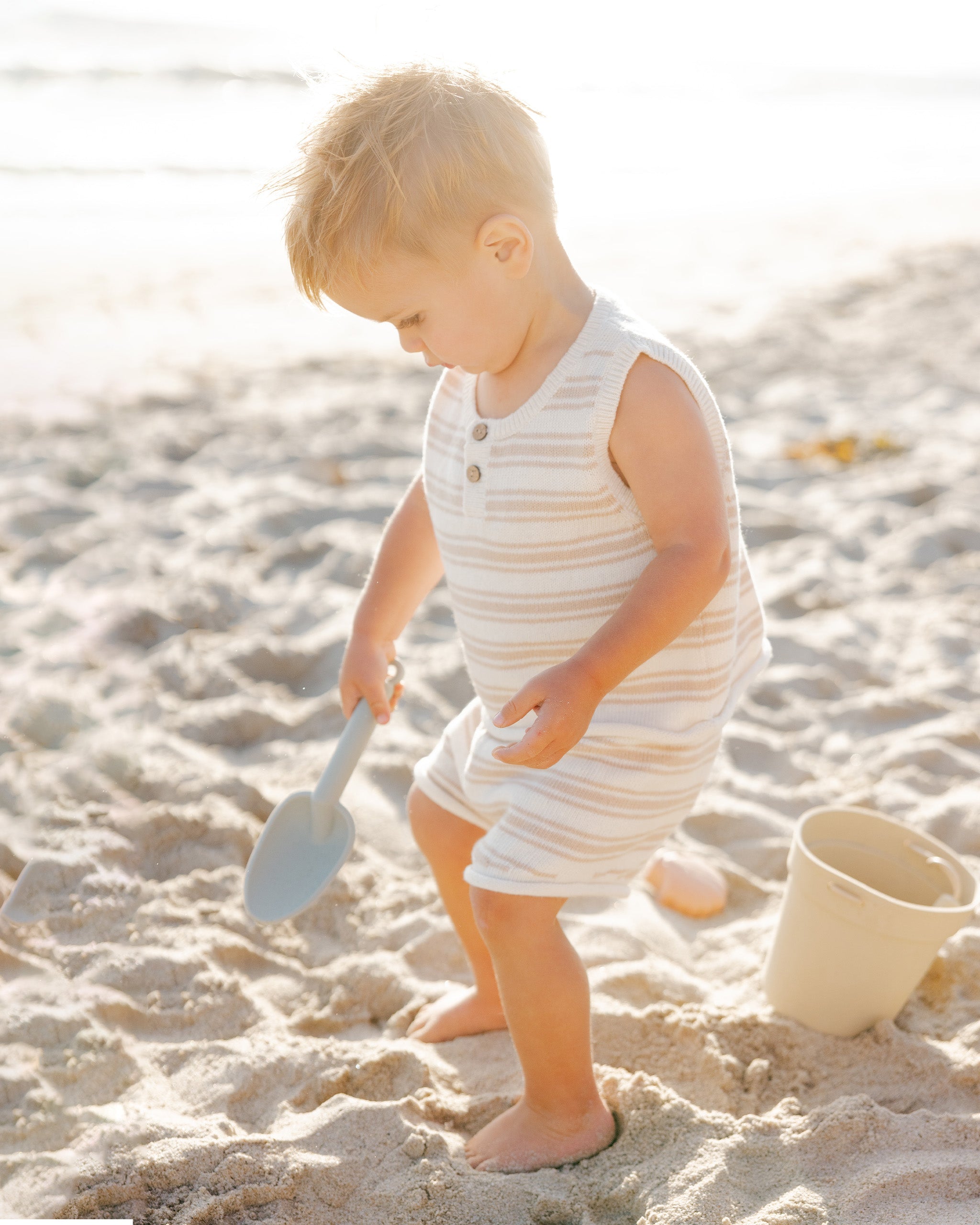 Taylor Knit Set || Oat Knit Stripe