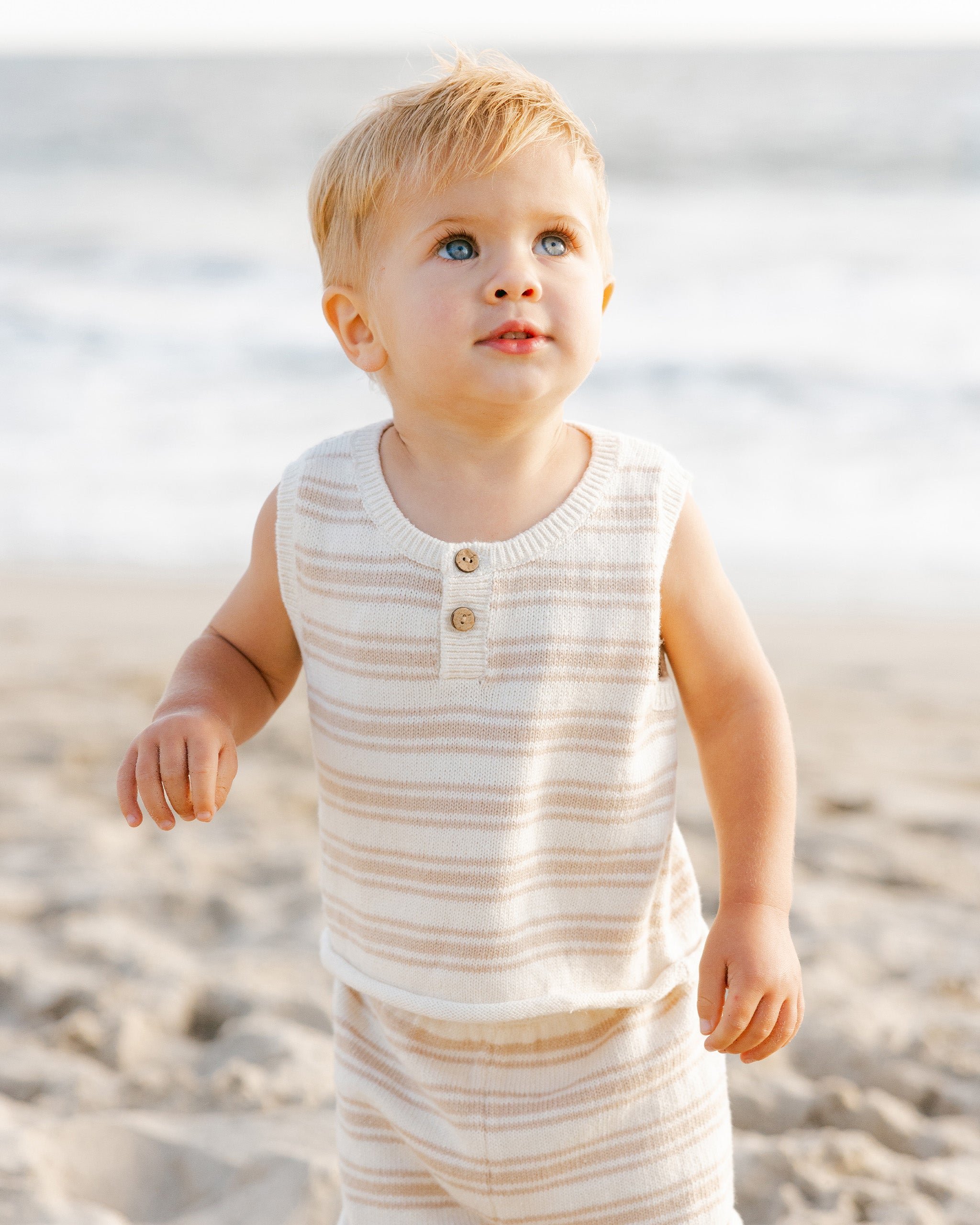 Taylor Knit Set || Oat Knit Stripe