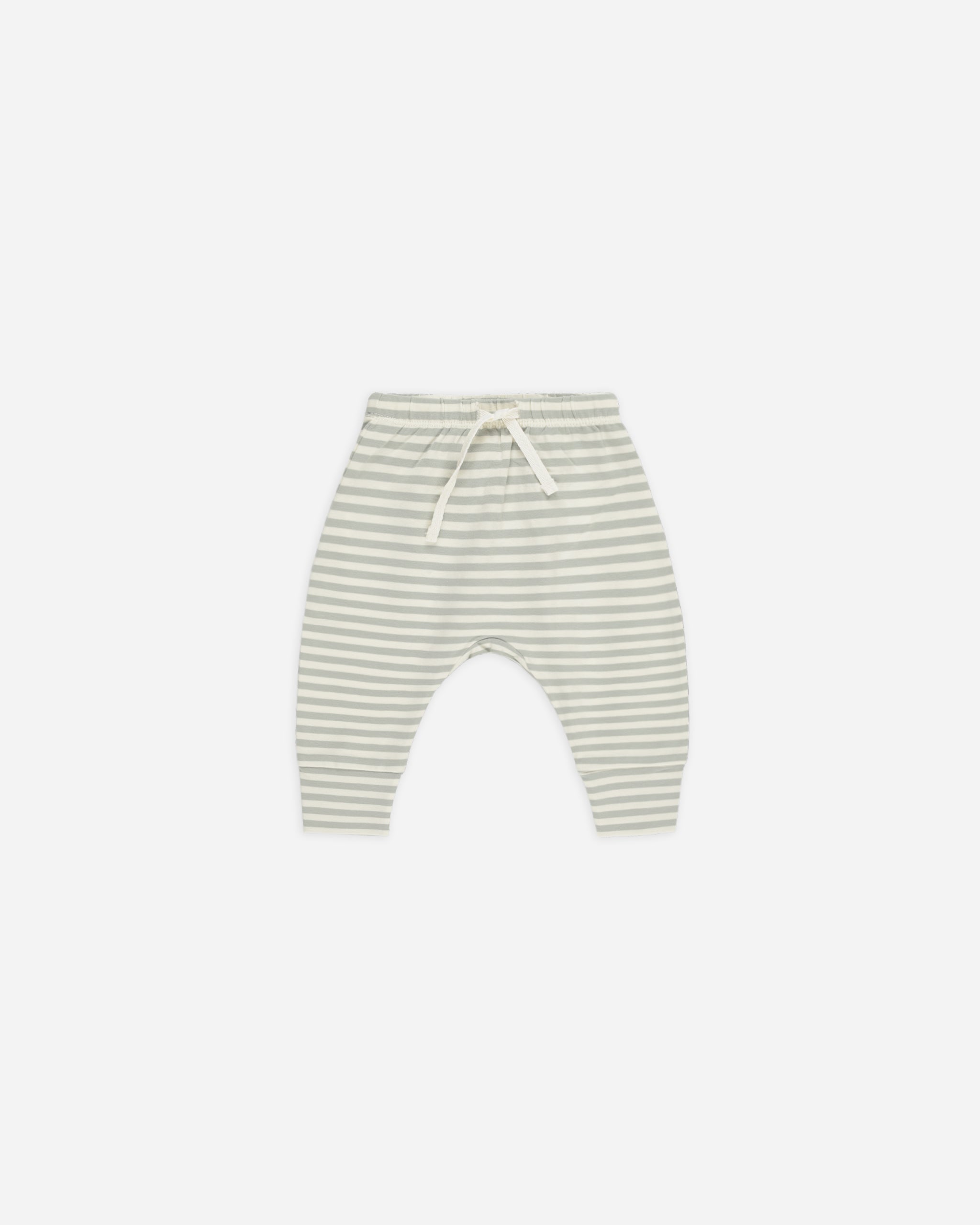 Drawstring Pant || Sage Stripe